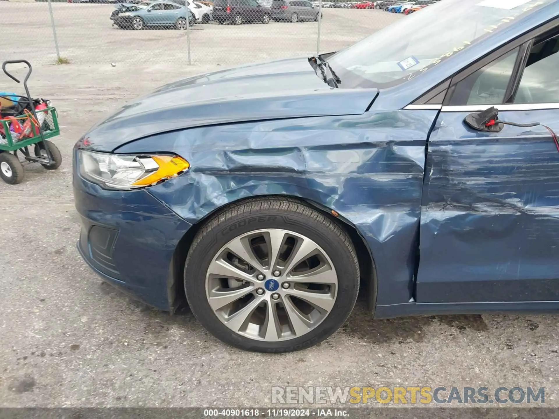 6 Photograph of a damaged car 3FA6P0T98KR233861 FORD FUSION 2019