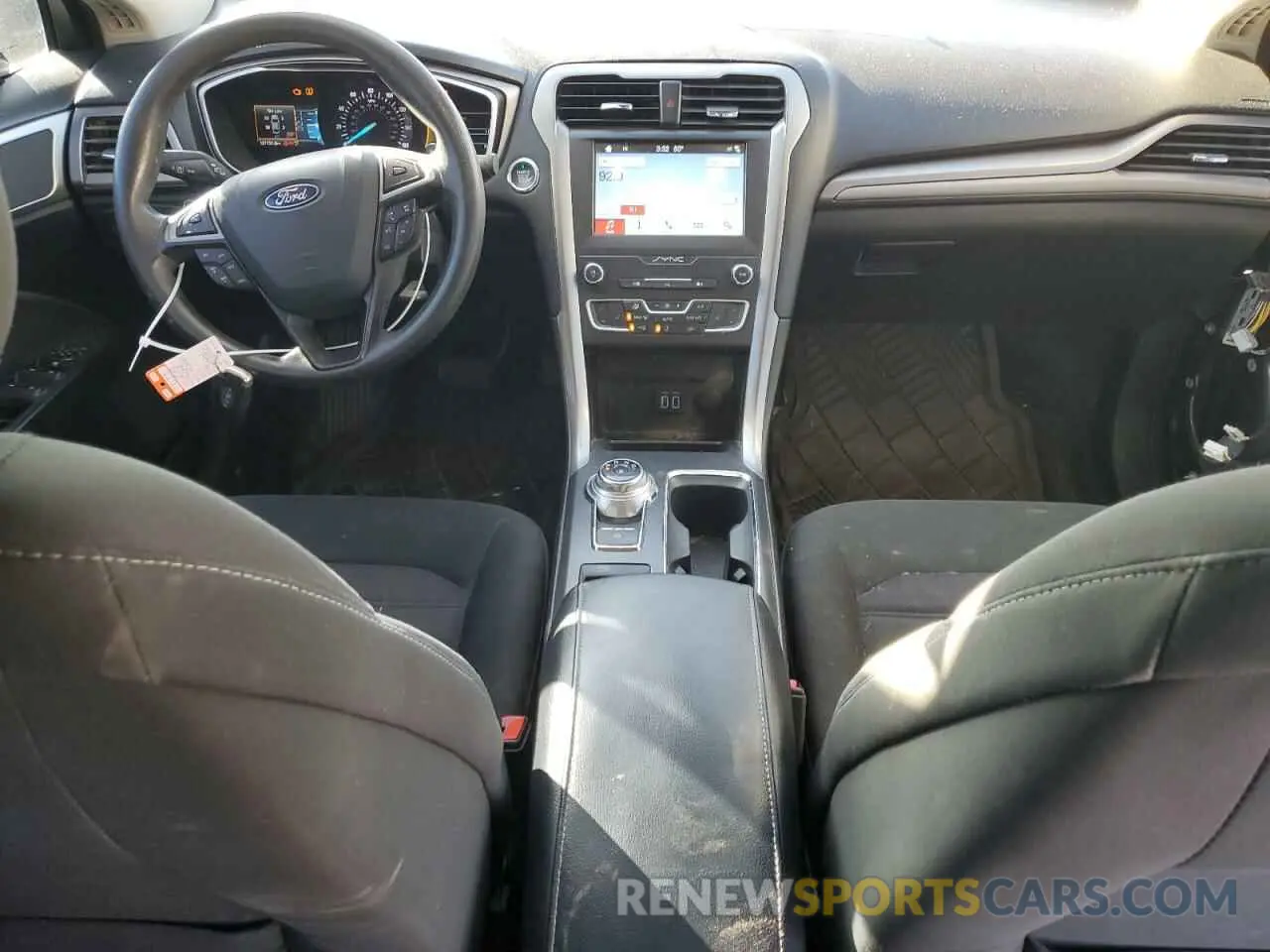 8 Фотография поврежденного автомобиля 3FA6P0T98KR269971 FORD FUSION 2019