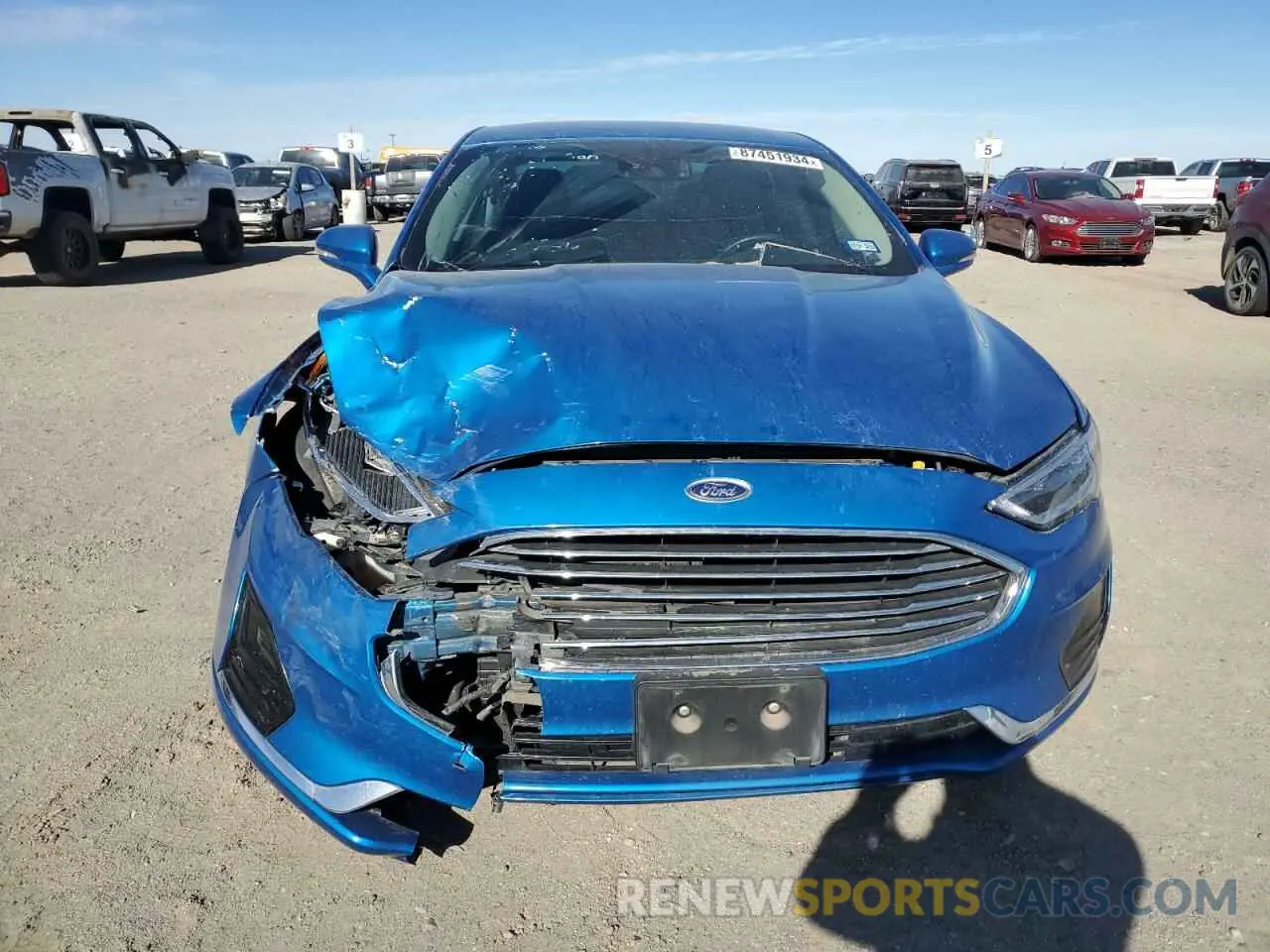 5 Фотография поврежденного автомобиля 3FA6P0CD0LR188310 FORD FUSION 2020
