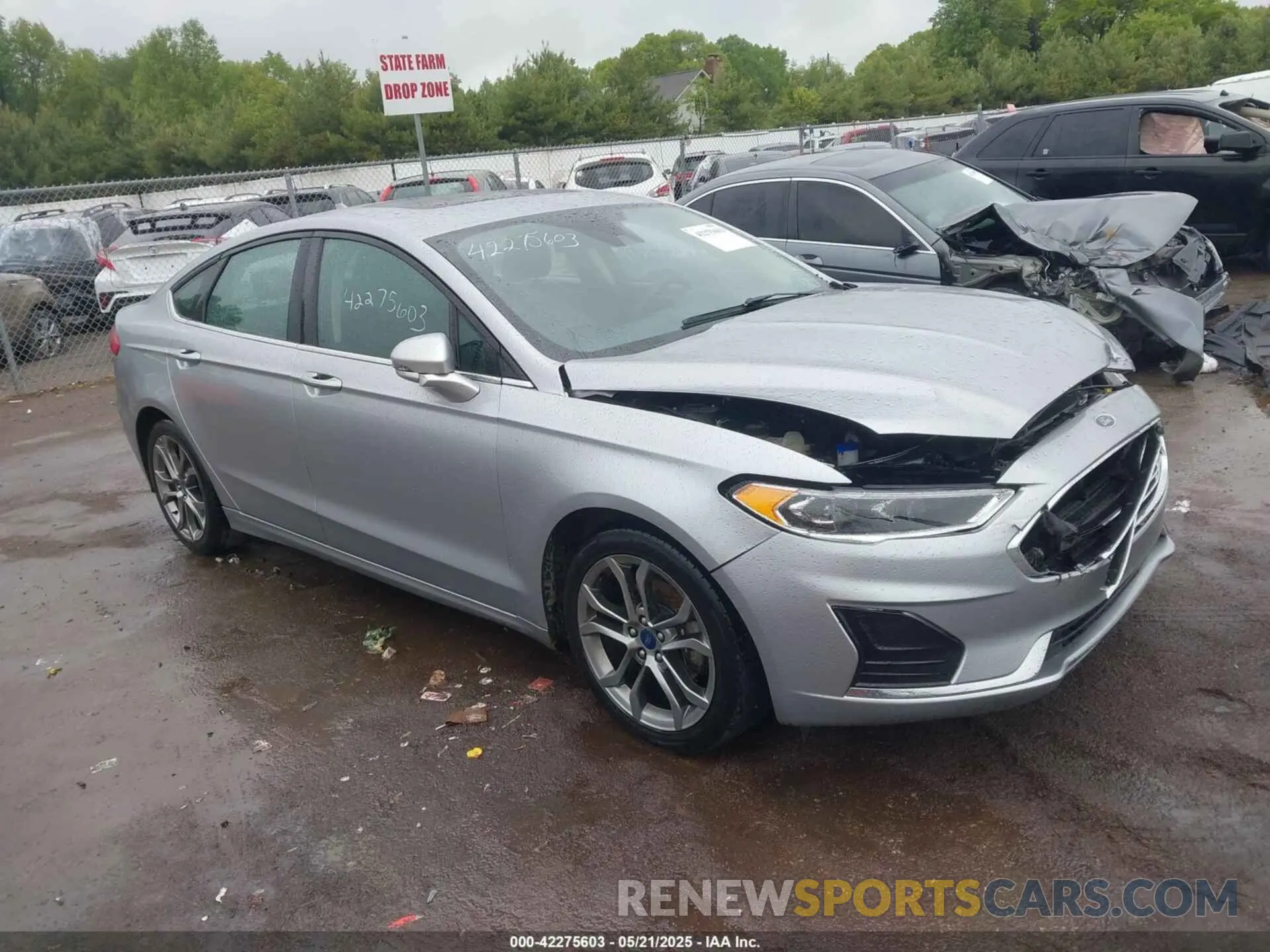 1 Photograph of a damaged car 3FA6P0CD2LR152263 FORD FUSION 2020