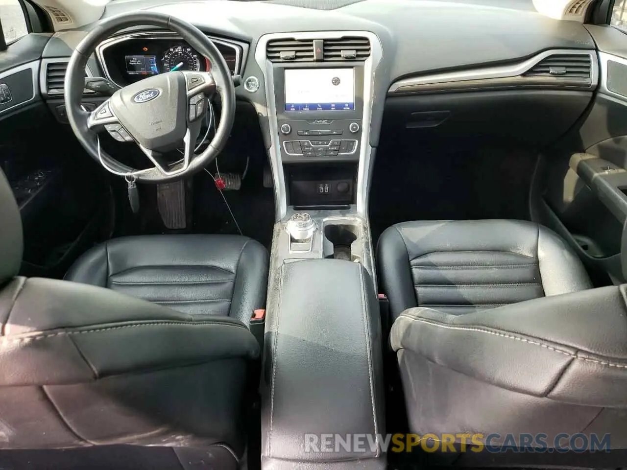 8 Фотография поврежденного автомобиля 3FA6P0CD6LR116432 FORD FUSION 2020