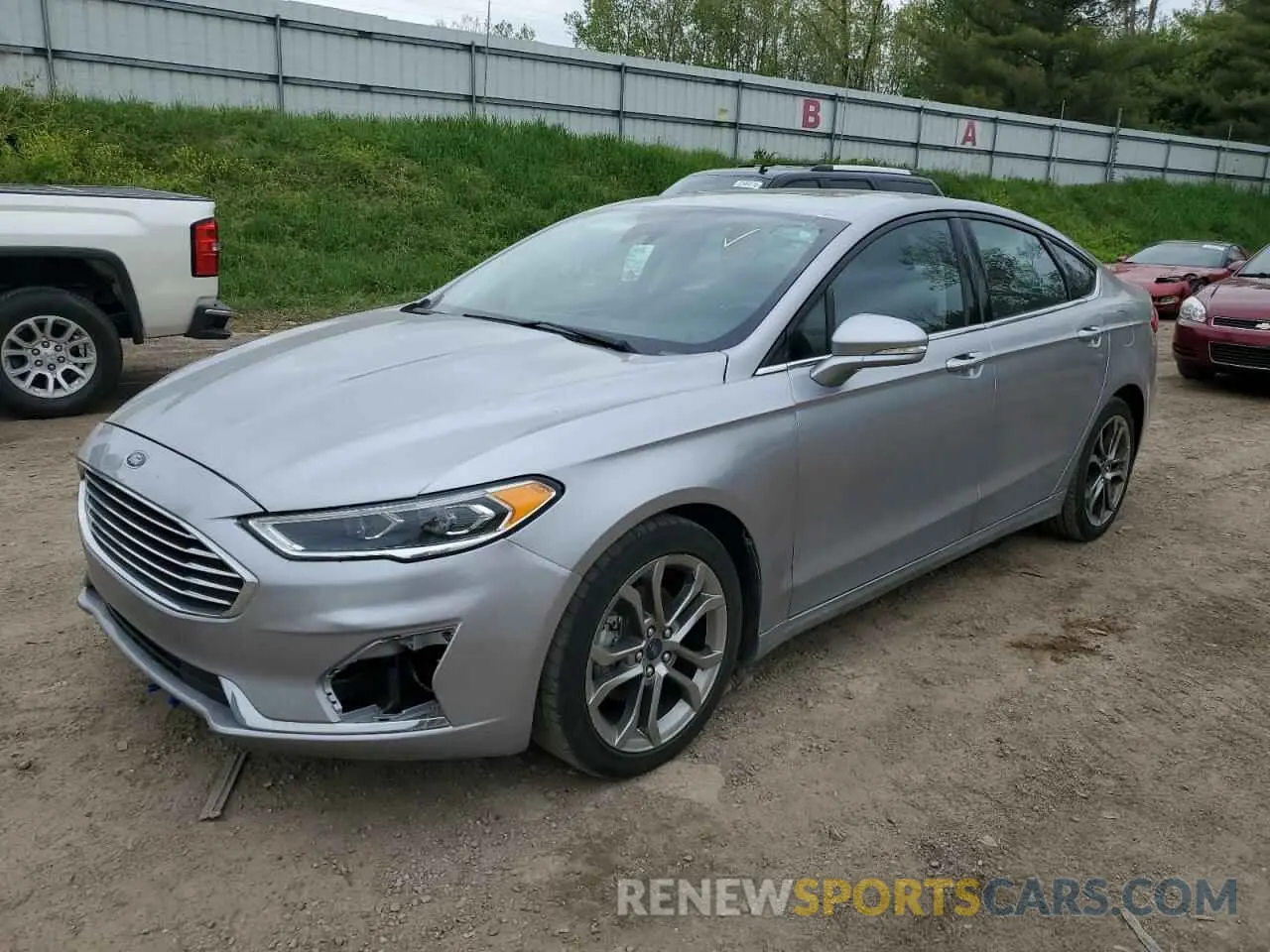 1 Photograph of a damaged car 3FA6P0CD6LR133621 FORD FUSION 2020