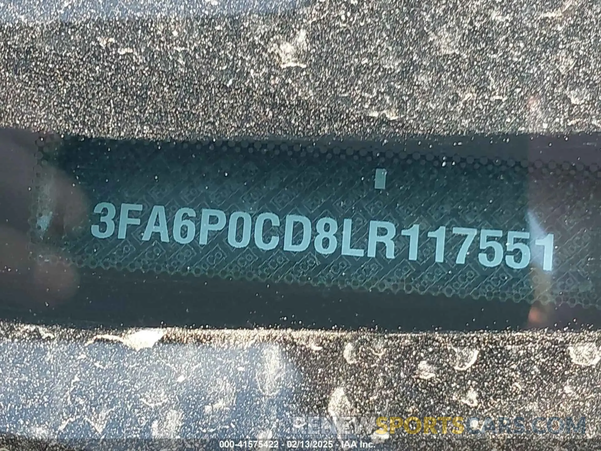 9 Фотография поврежденного автомобиля 3FA6P0CD8LR117551 FORD FUSION 2020