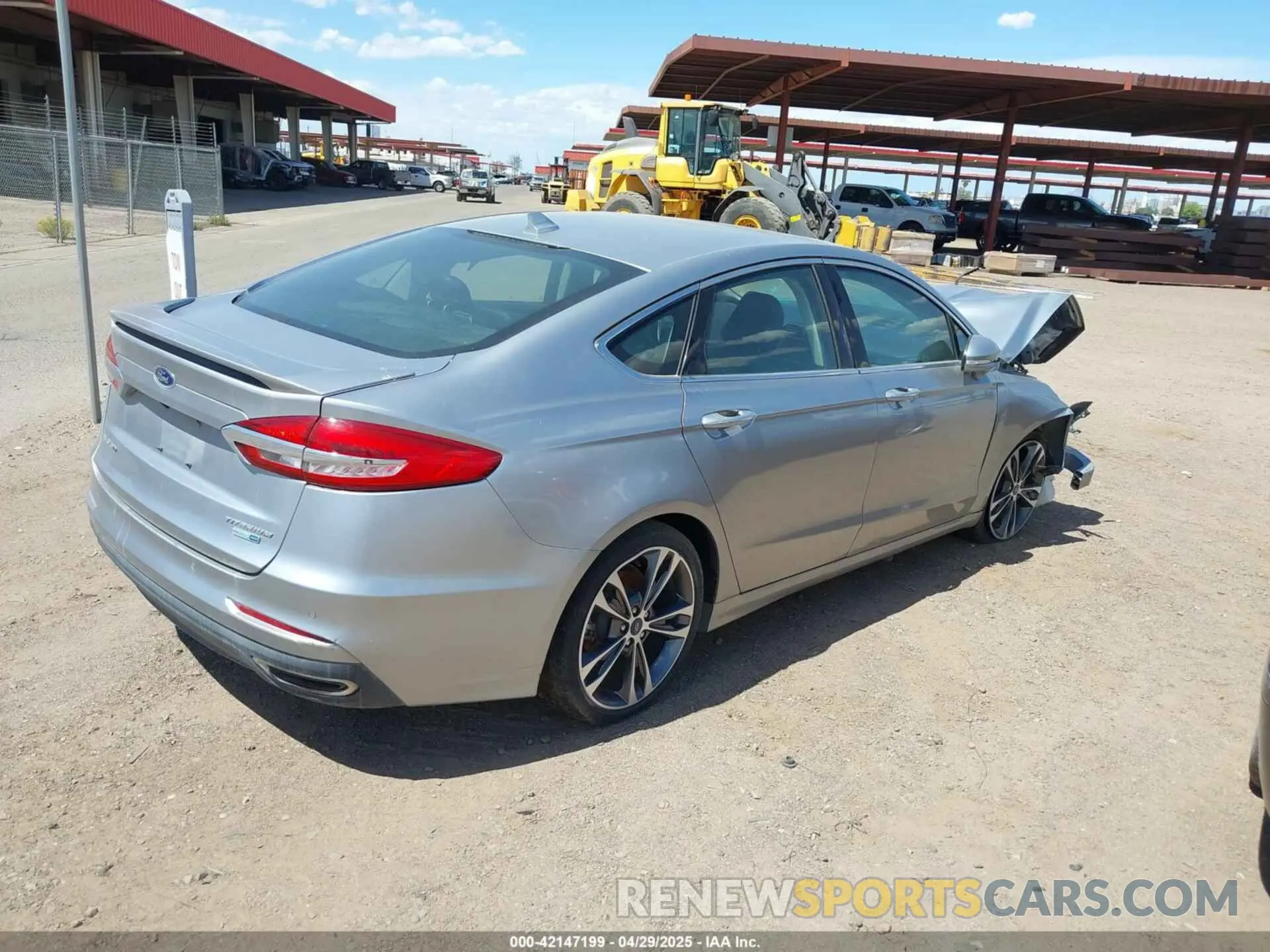 4 Фотография поврежденного автомобиля 3FA6P0D92LR136722 FORD FUSION 2020