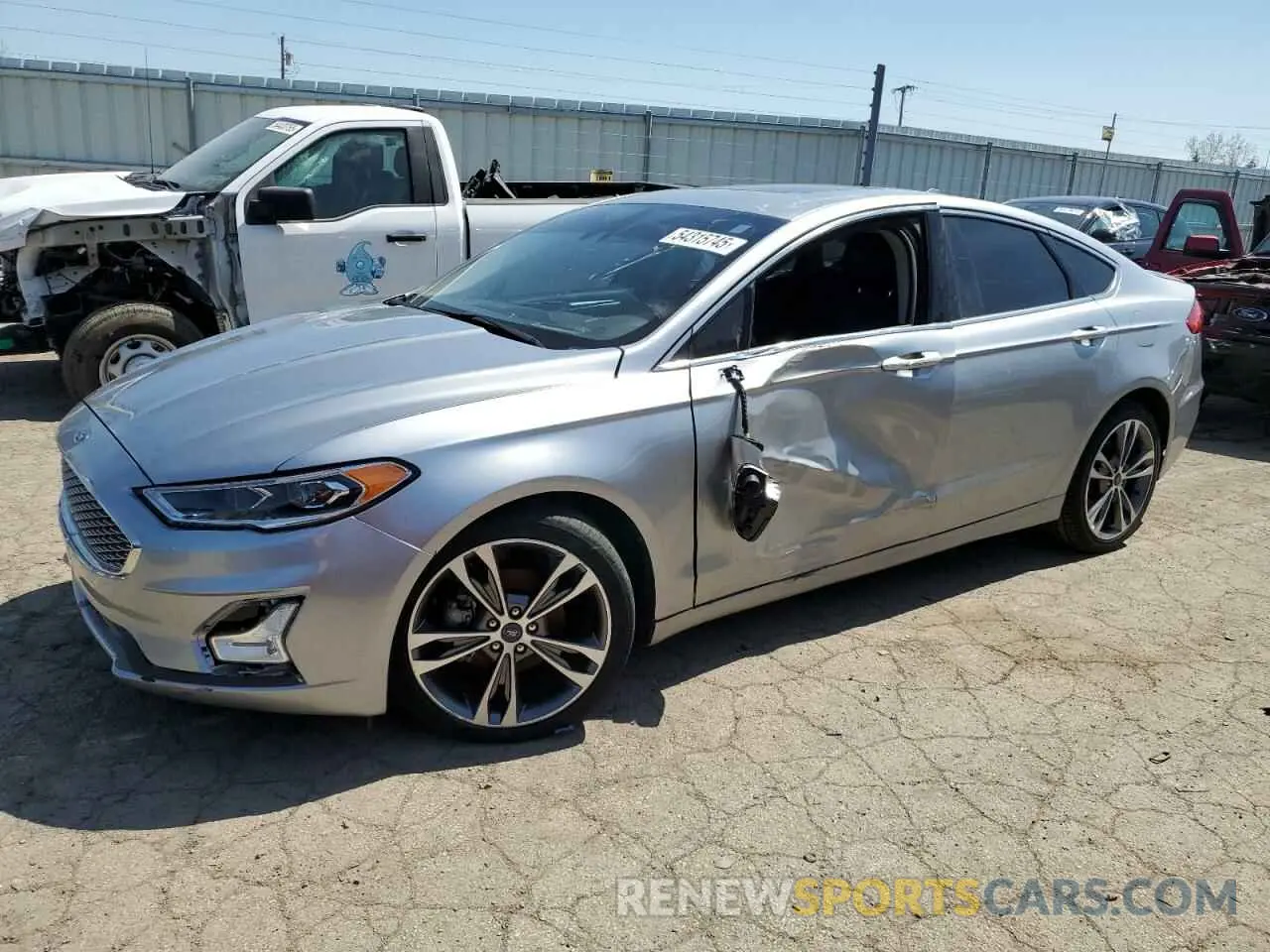 1 Photograph of a damaged car 3FA6P0D93LR117113 FORD FUSION 2020