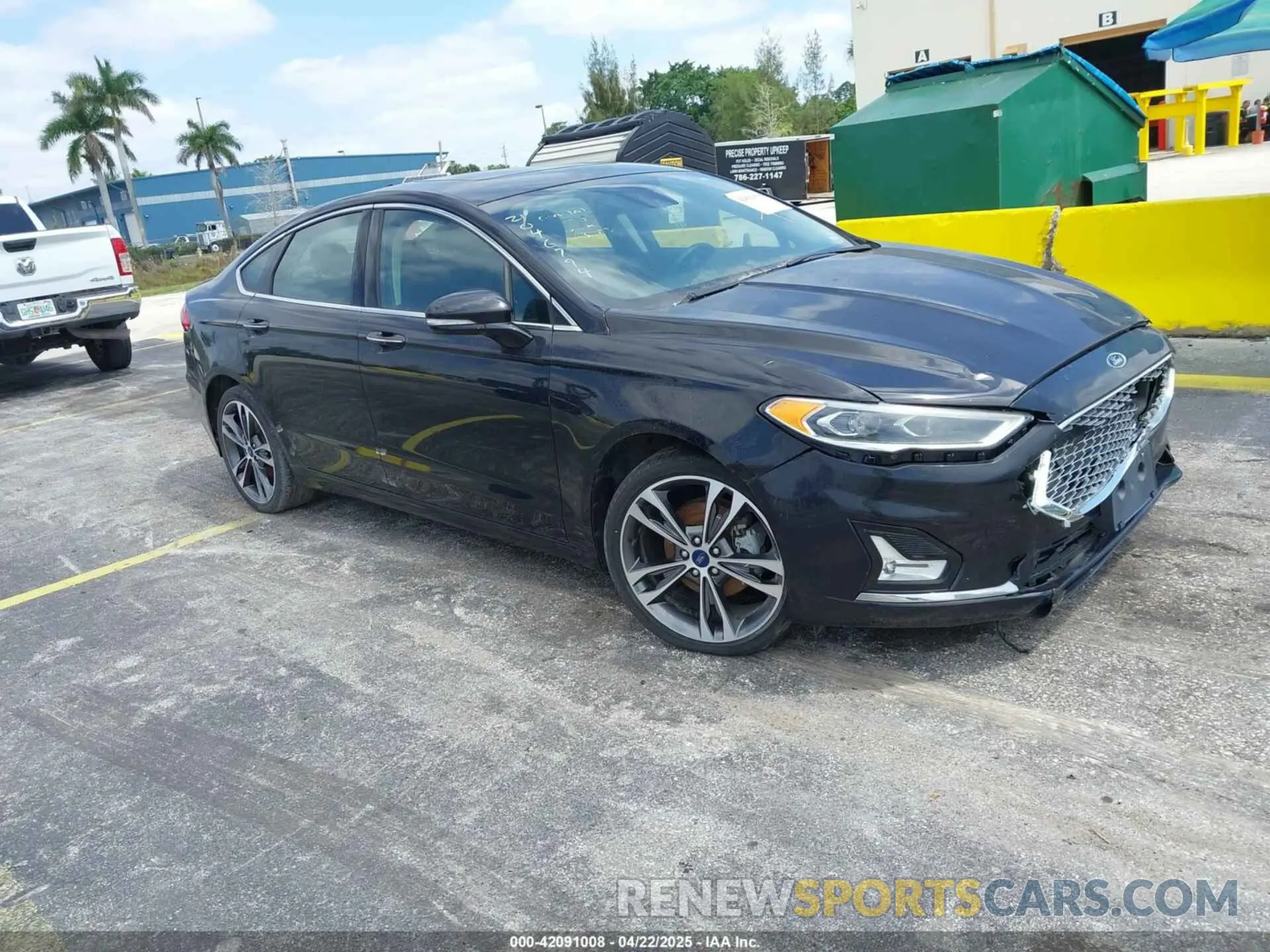 1 Photograph of a damaged car 3FA6P0D93LR117287 FORD FUSION 2020