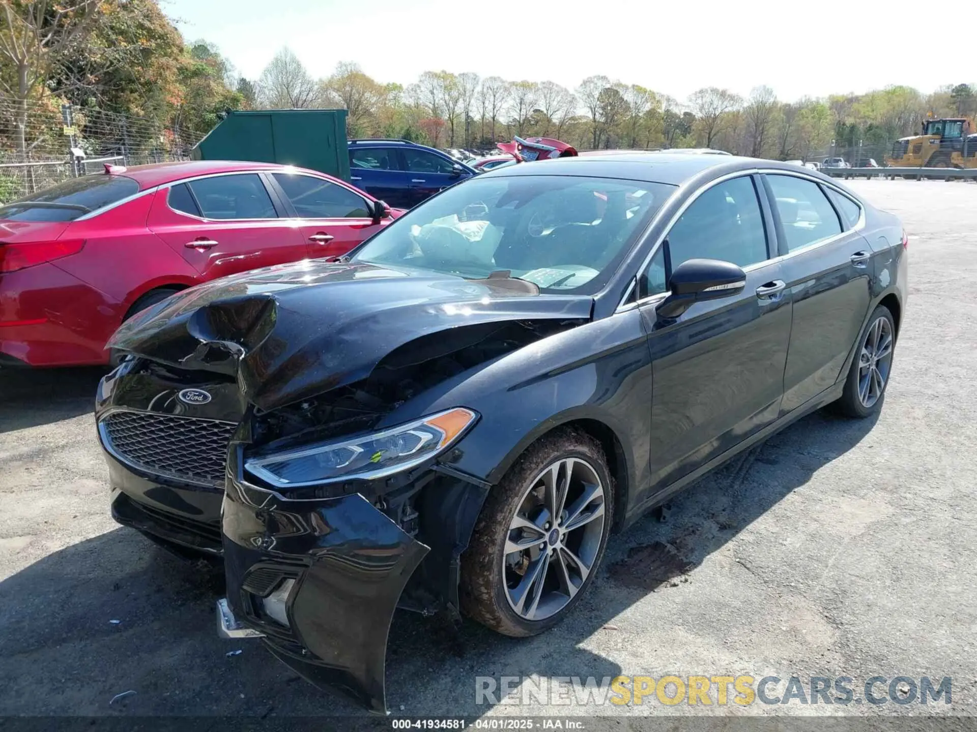 2 Фотография поврежденного автомобиля 3FA6P0D96LR133693 FORD FUSION 2020