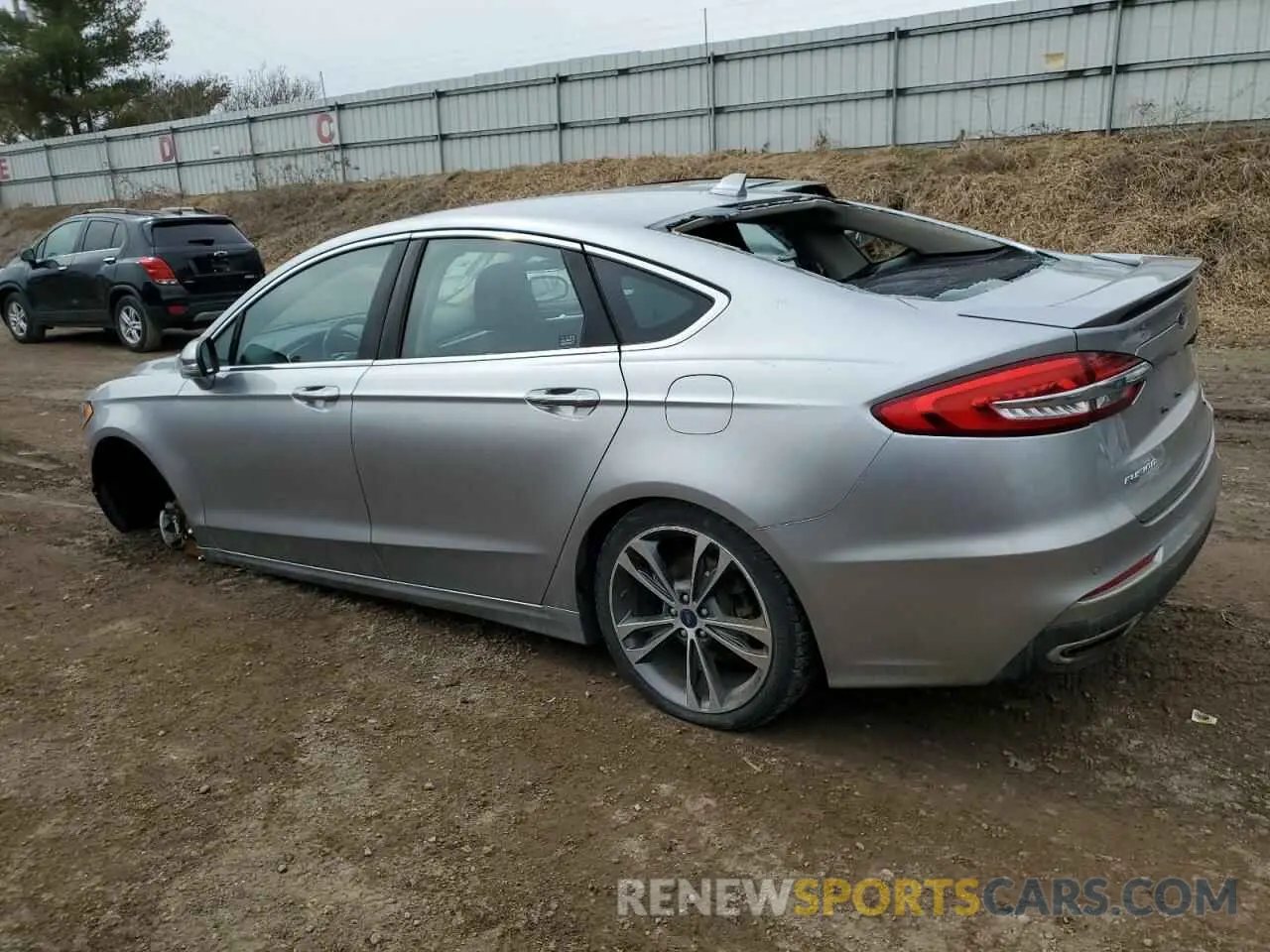 2 Фотография поврежденного автомобиля 3FA6P0D97LR175841 FORD FUSION 2020