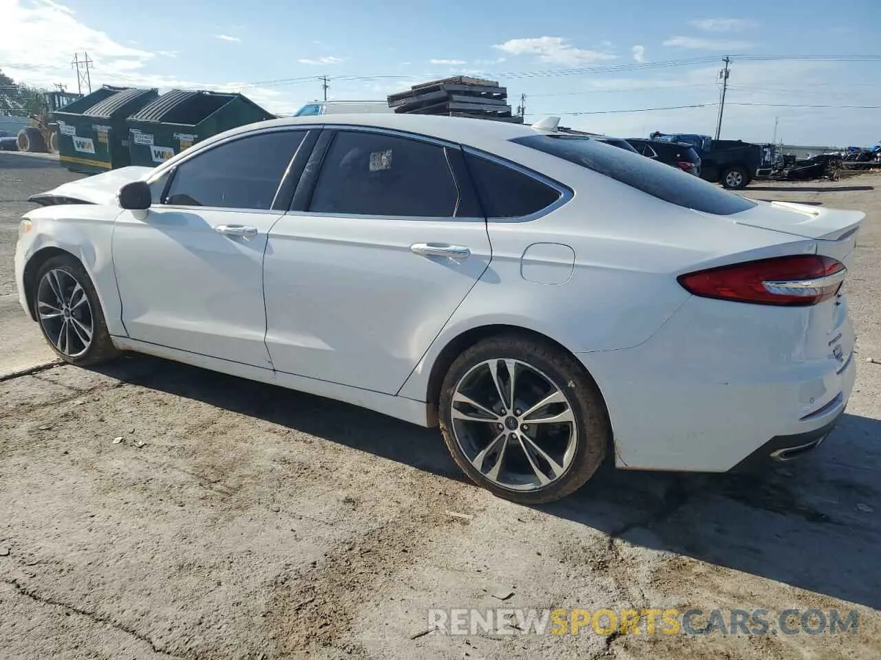 2 Фотография поврежденного автомобиля 3FA6P0D98LR176335 FORD FUSION 2020
