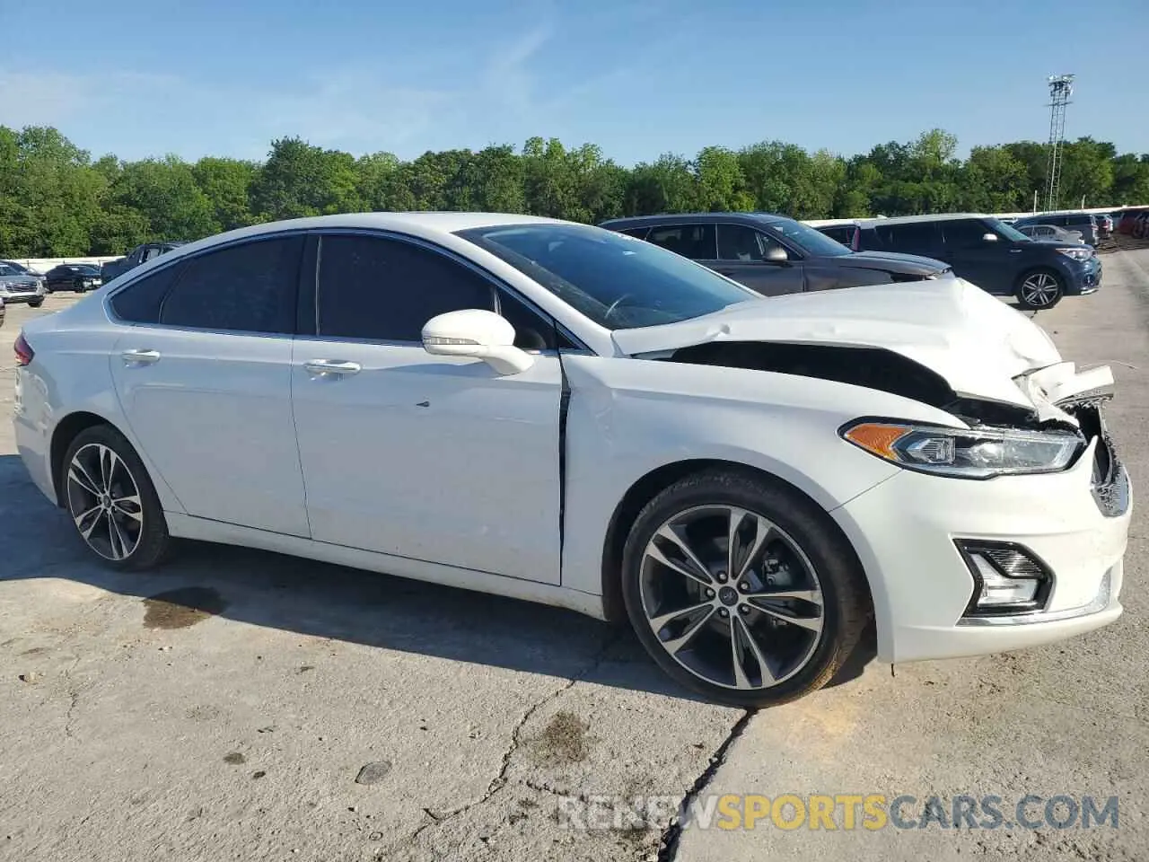 4 Фотография поврежденного автомобиля 3FA6P0D98LR176335 FORD FUSION 2020