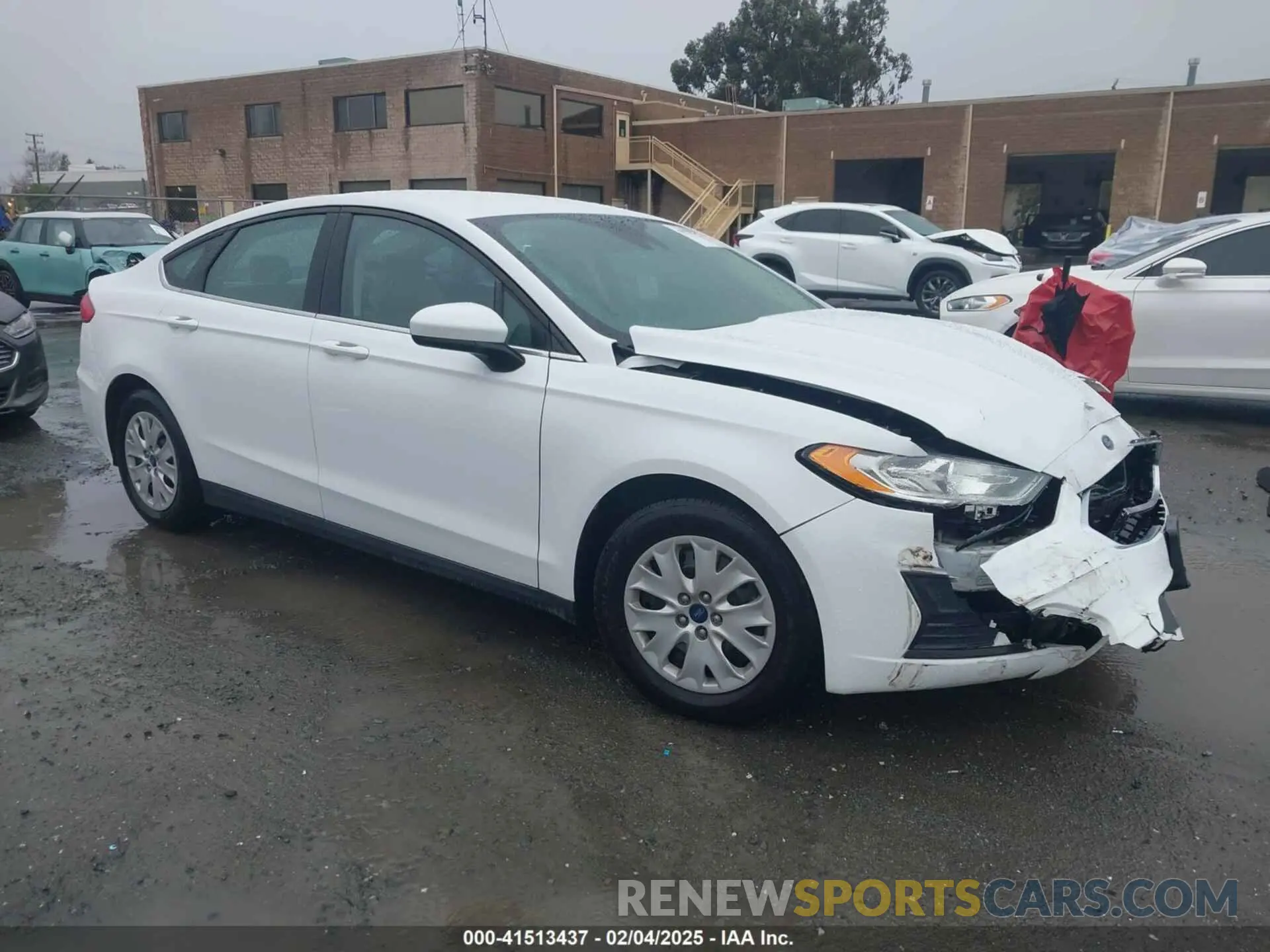 1 Photograph of a damaged car 3FA6P0G75LR153413 FORD FUSION 2020