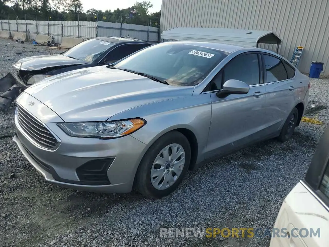 1 Photograph of a damaged car 3FA6P0G77LR225180 FORD FUSION 2020
