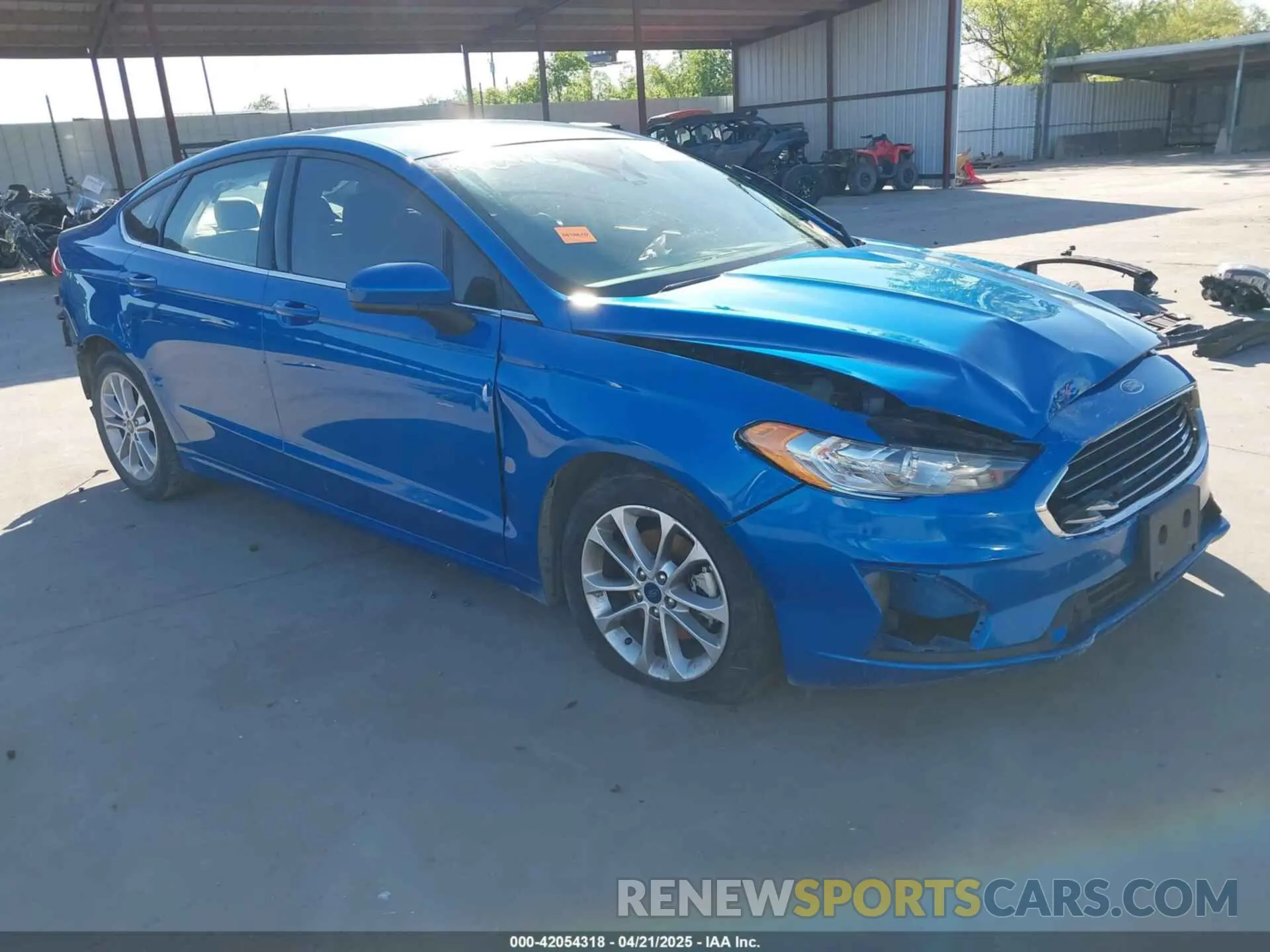 1 Photograph of a damaged car 3FA6P0H77LR153539 FORD FUSION 2020