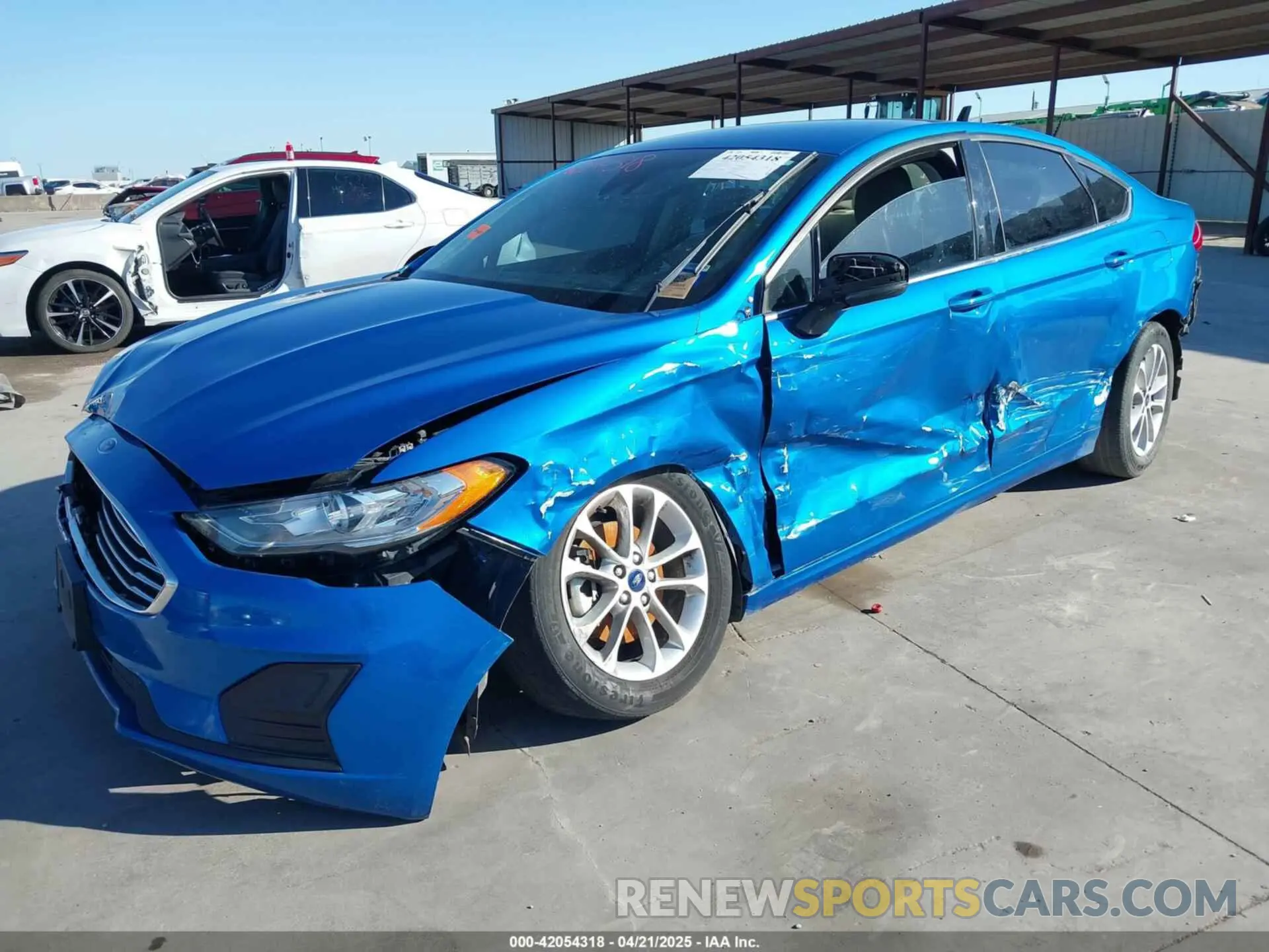2 Photograph of a damaged car 3FA6P0H77LR153539 FORD FUSION 2020