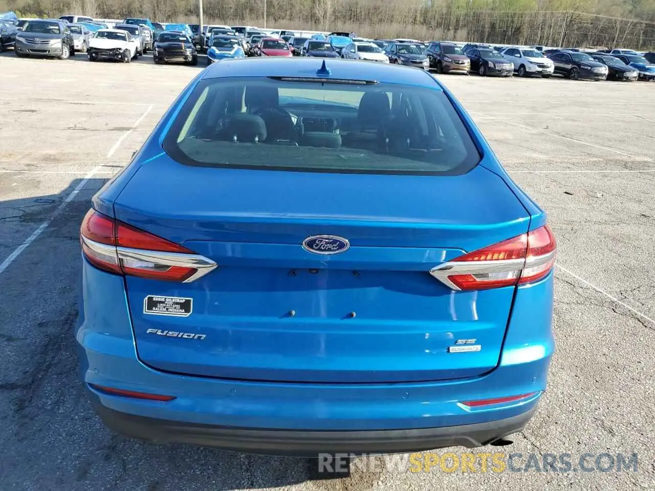 6 Фотография поврежденного автомобиля 3FA6P0HD0LR108867 FORD FUSION 2020