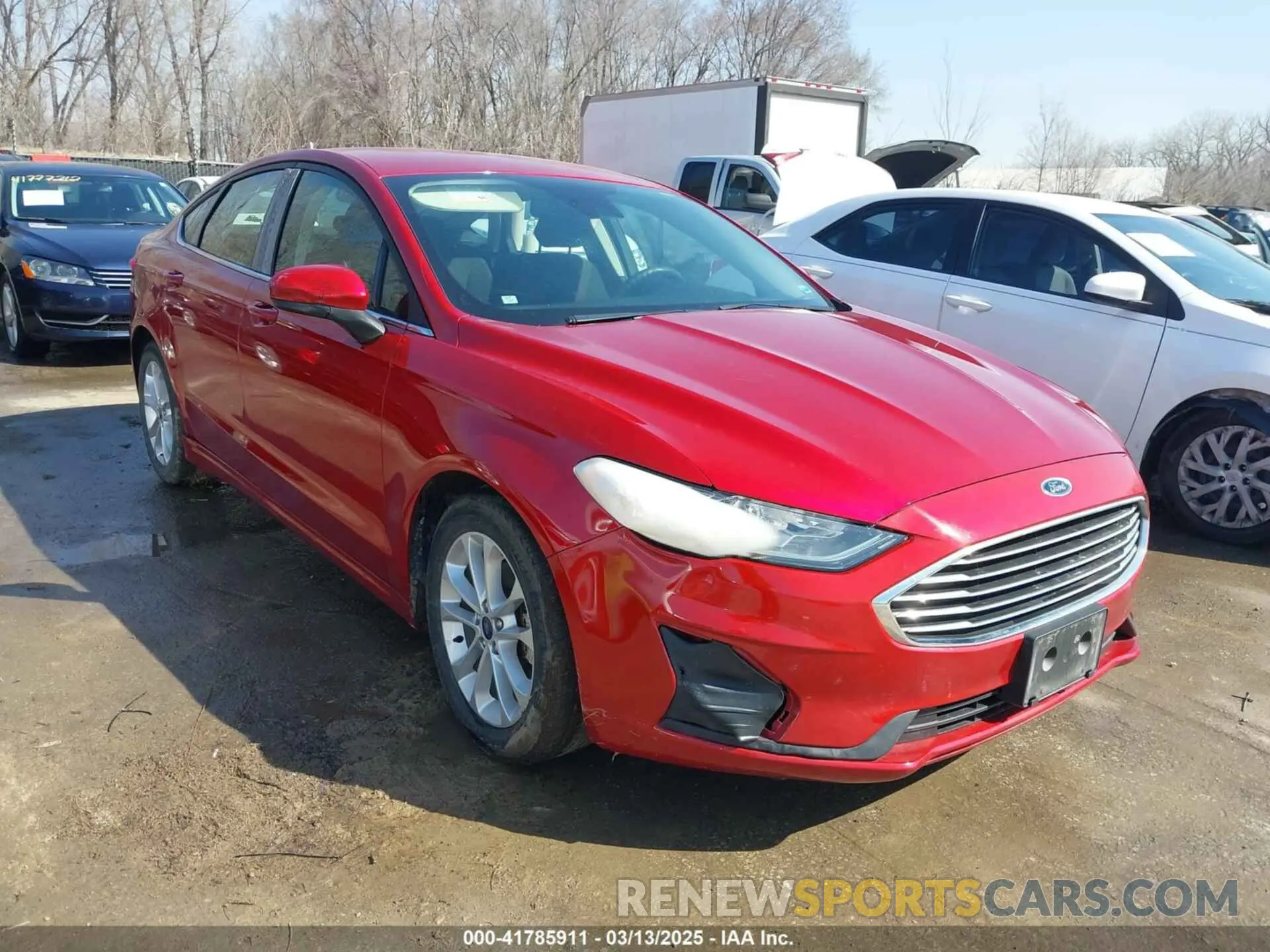 1 Photograph of a damaged car 3FA6P0HD0LR129556 FORD FUSION 2020