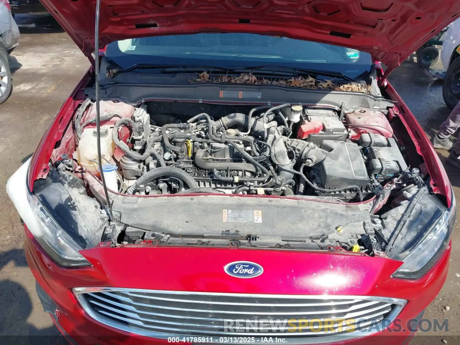 10 Photograph of a damaged car 3FA6P0HD0LR129556 FORD FUSION 2020