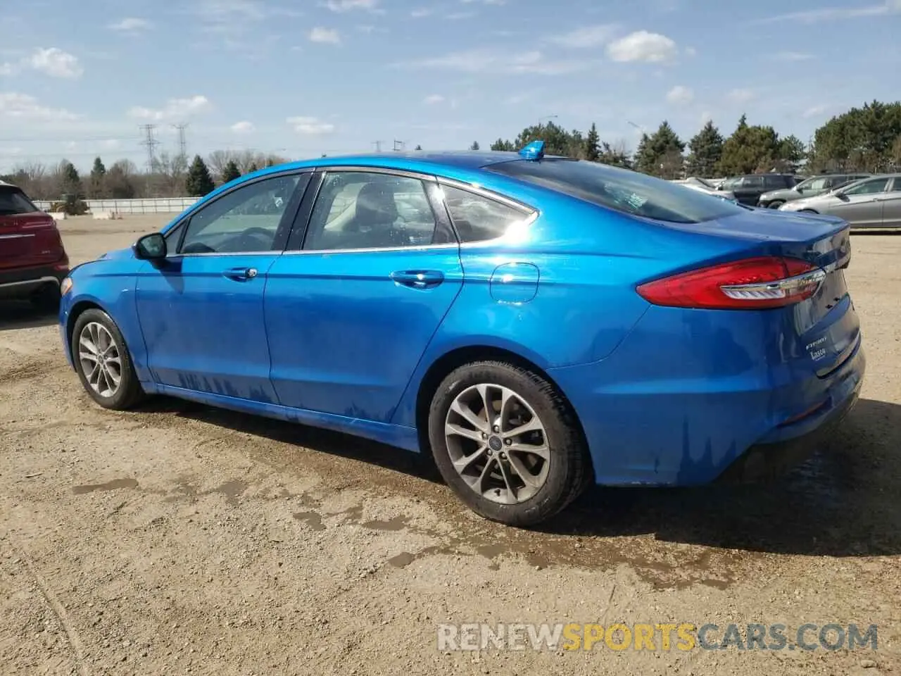 2 Фотография поврежденного автомобиля 3FA6P0HD0LR167613 FORD FUSION 2020