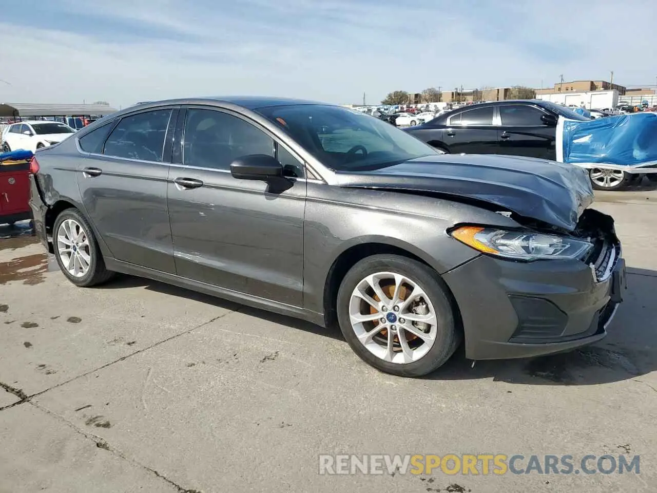 4 Фотография поврежденного автомобиля 3FA6P0HD1LR148164 FORD FUSION 2020