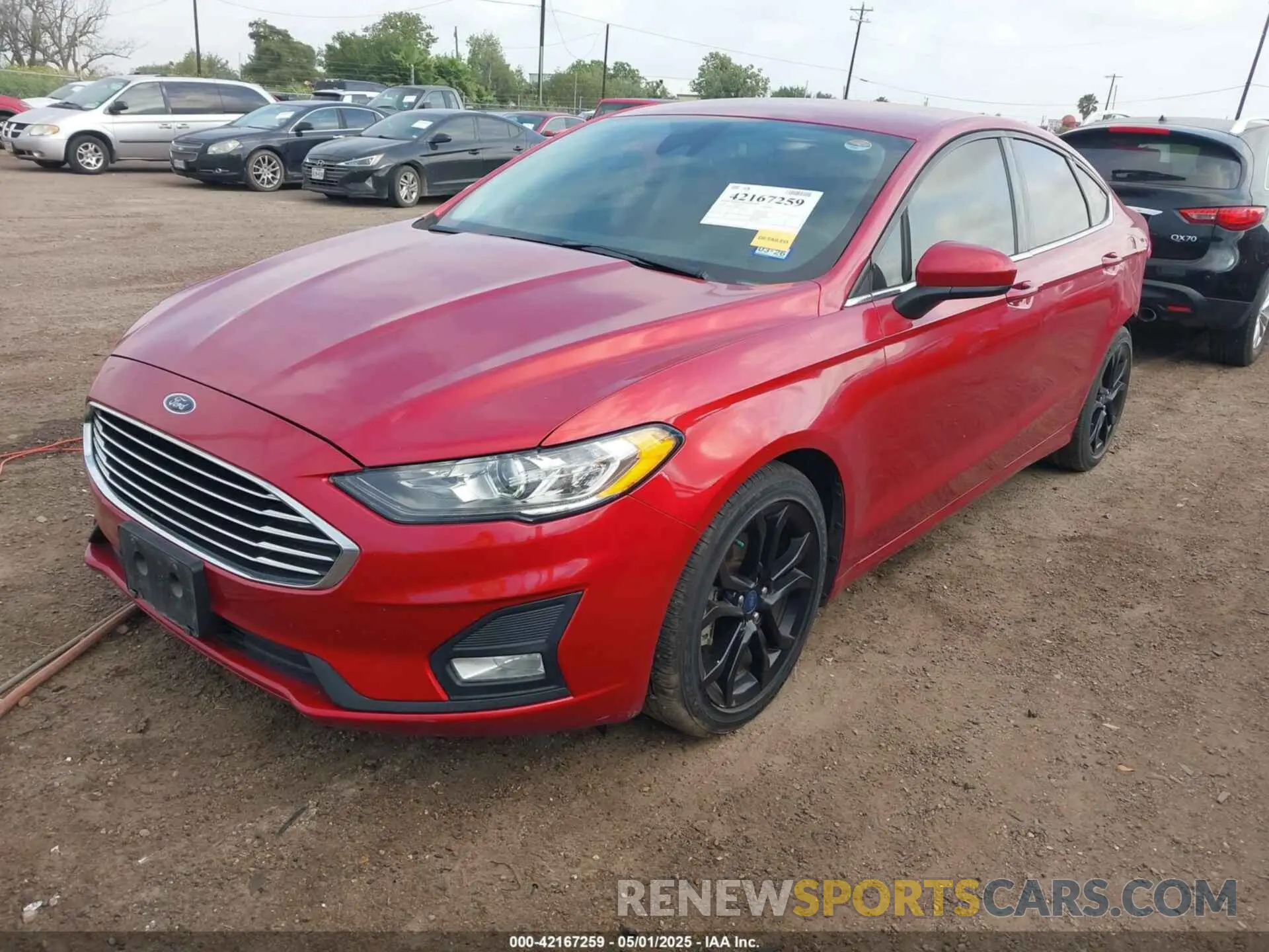 2 Photograph of a damaged car 3FA6P0HD1LR246496 FORD FUSION 2020