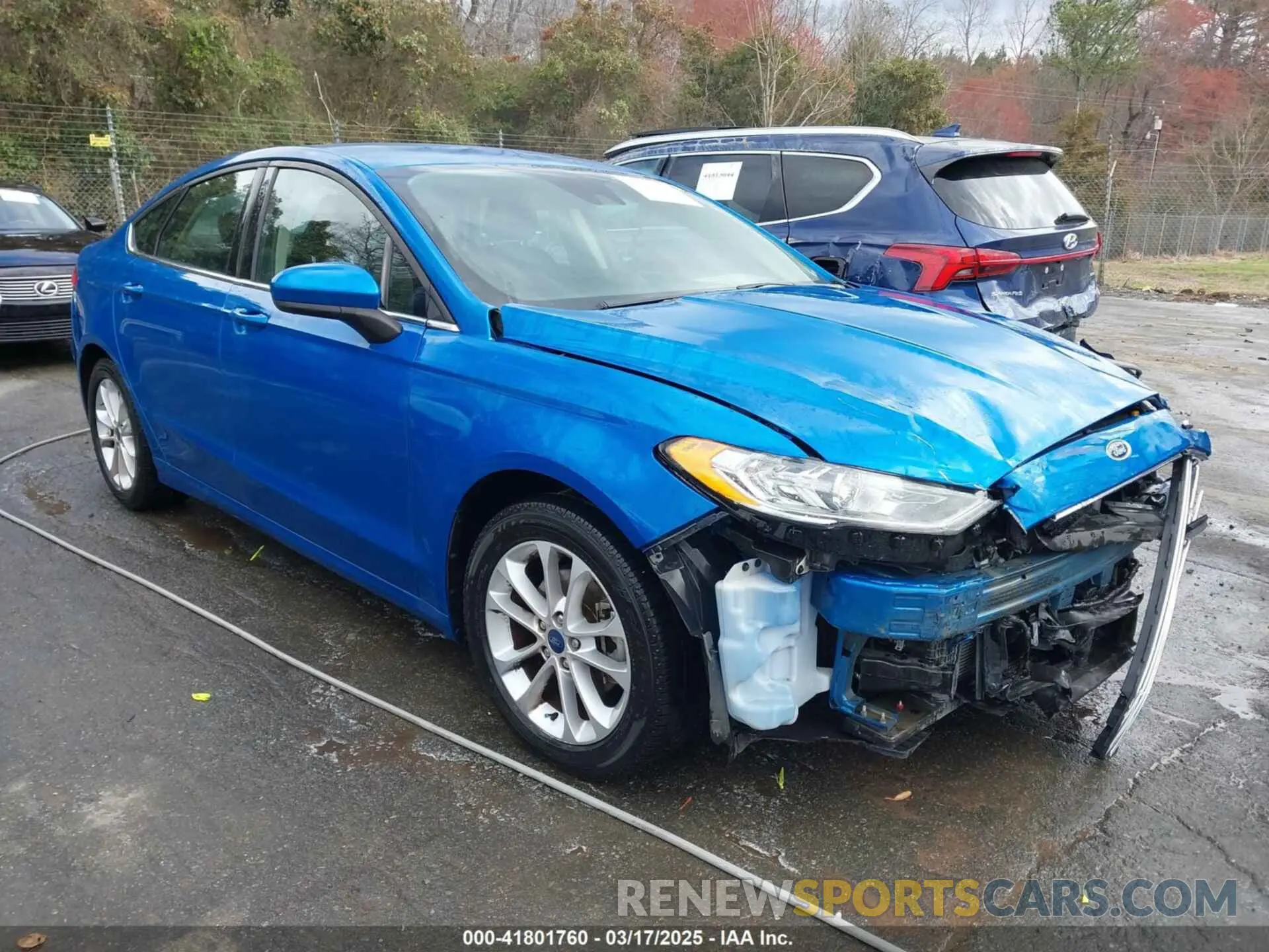 1 Photograph of a damaged car 3FA6P0HD2LR134659 FORD FUSION 2020