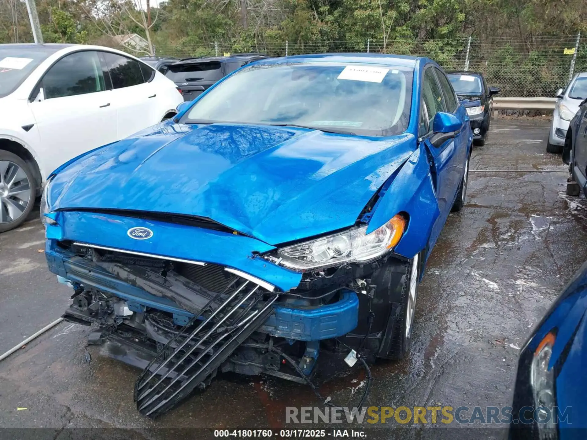 2 Photograph of a damaged car 3FA6P0HD2LR134659 FORD FUSION 2020