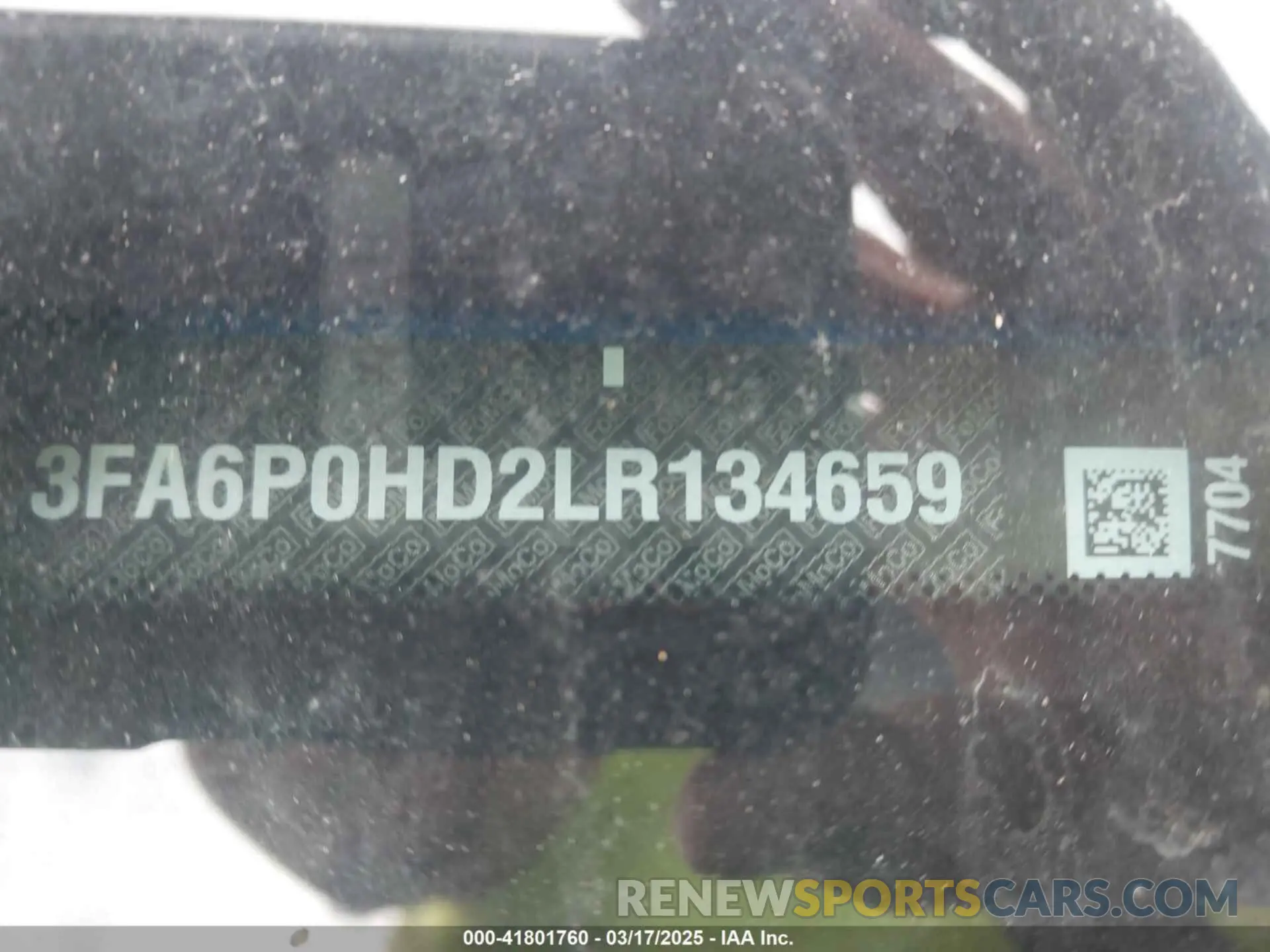 9 Photograph of a damaged car 3FA6P0HD2LR134659 FORD FUSION 2020