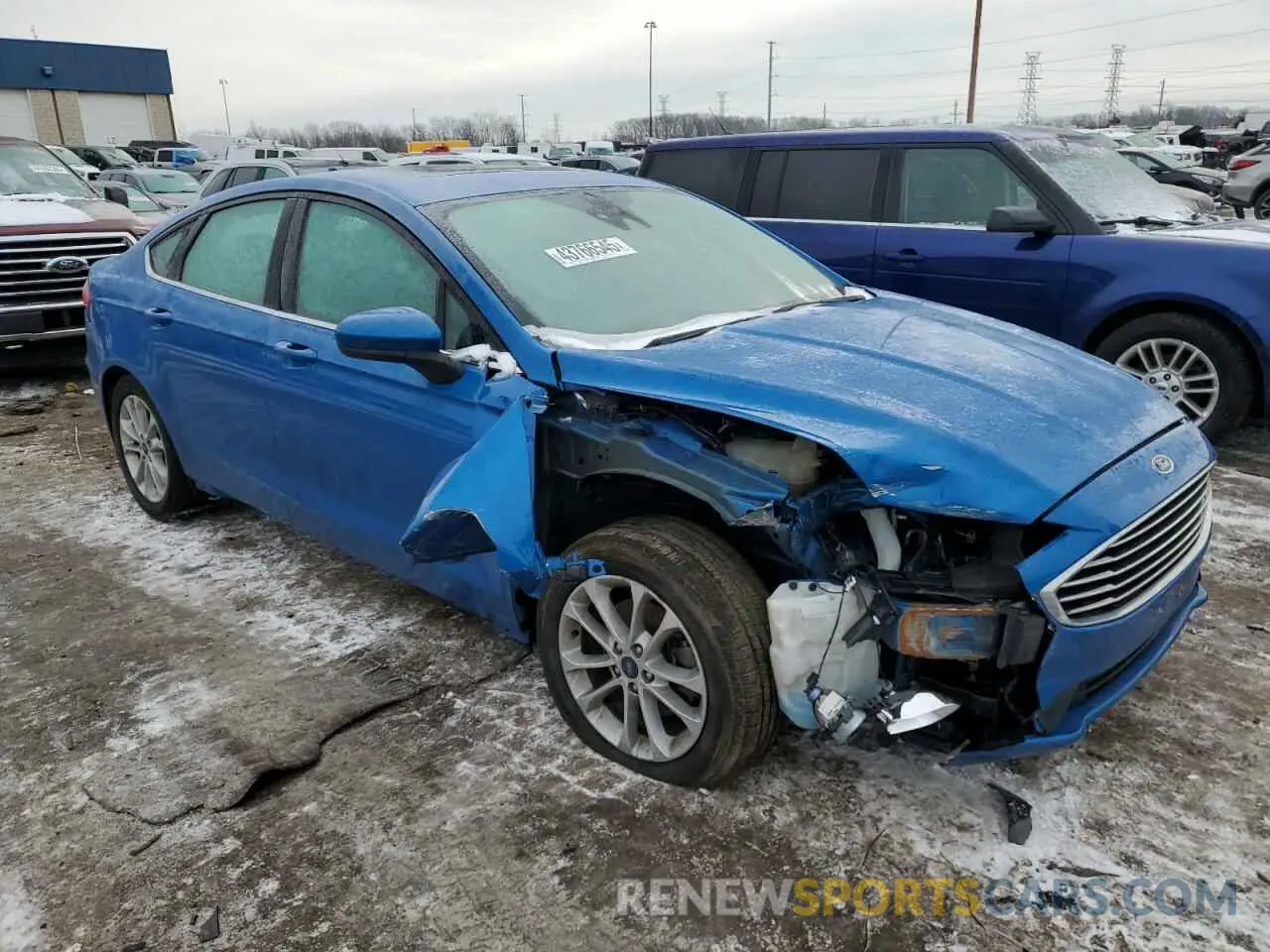 4 Фотография поврежденного автомобиля 3FA6P0HD2LR218741 FORD FUSION 2020