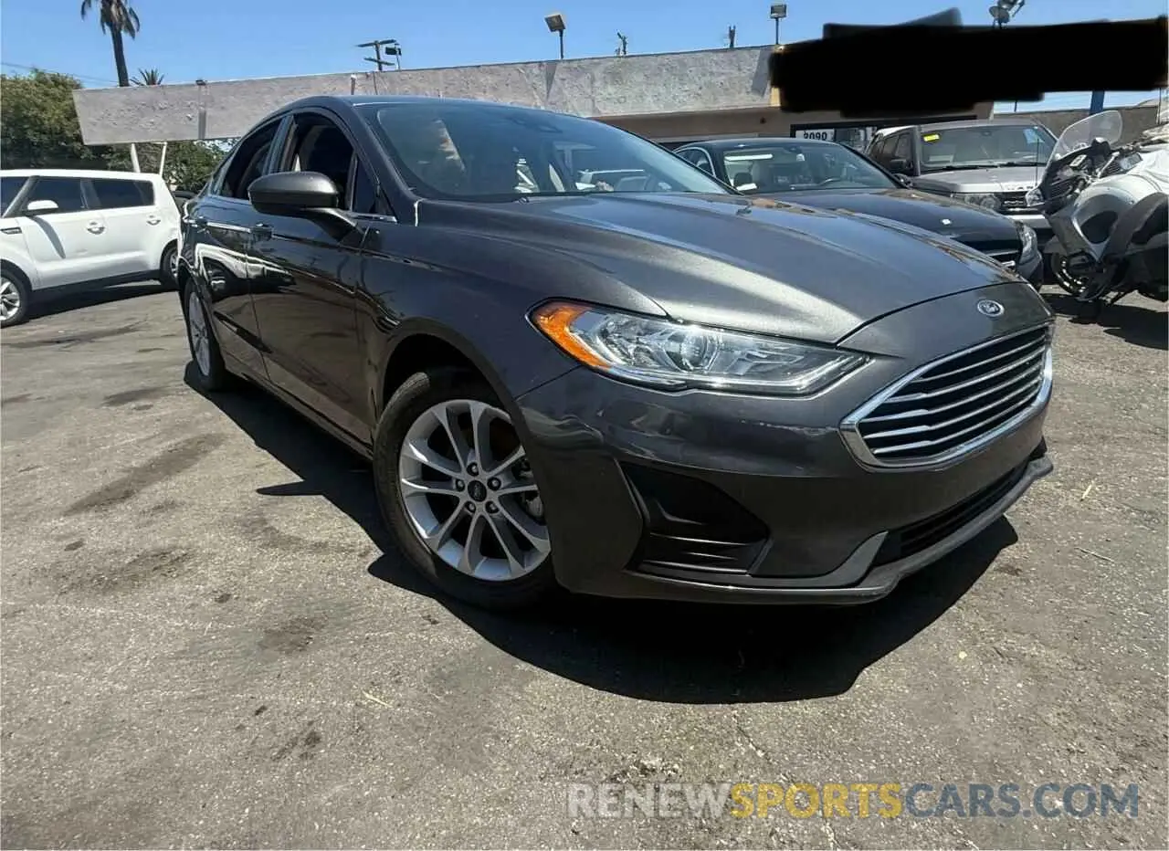1 Photograph of a damaged car 3FA6P0HD2LR231621 FORD FUSION 2020