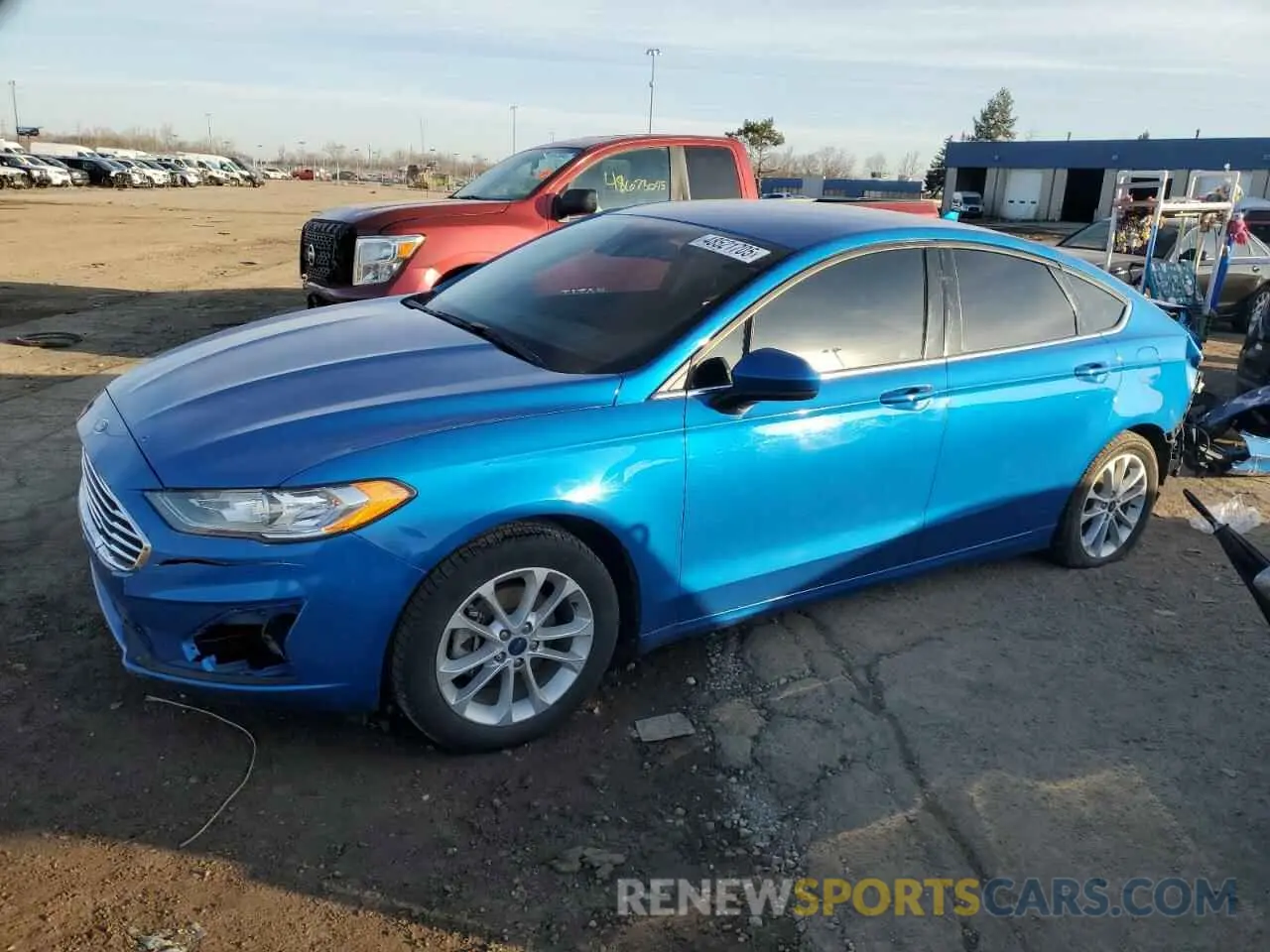 1 Photograph of a damaged car 3FA6P0HD2LR256955 FORD FUSION 2020