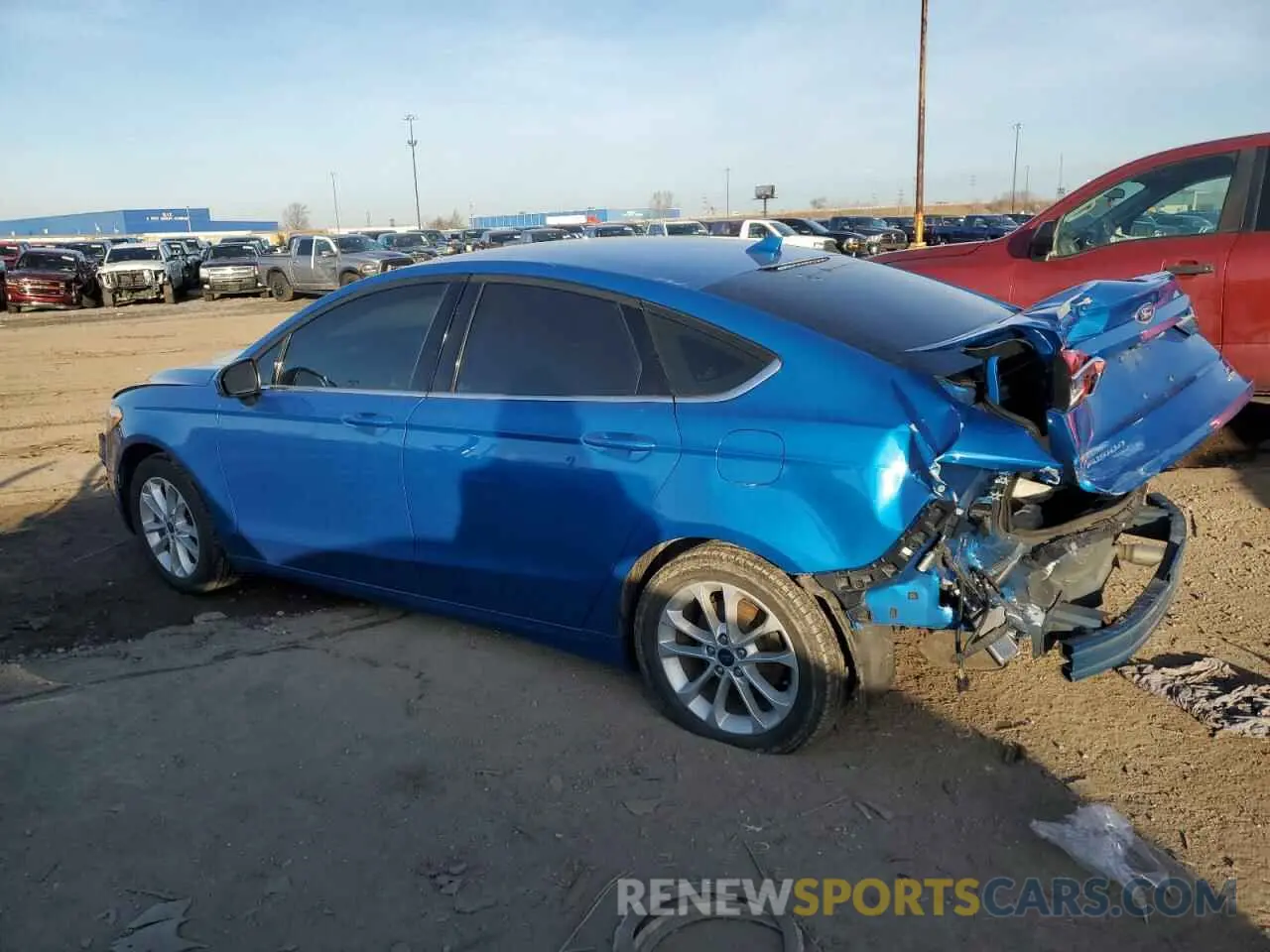 2 Photograph of a damaged car 3FA6P0HD2LR256955 FORD FUSION 2020