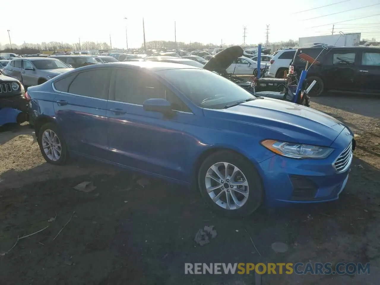 4 Photograph of a damaged car 3FA6P0HD2LR256955 FORD FUSION 2020