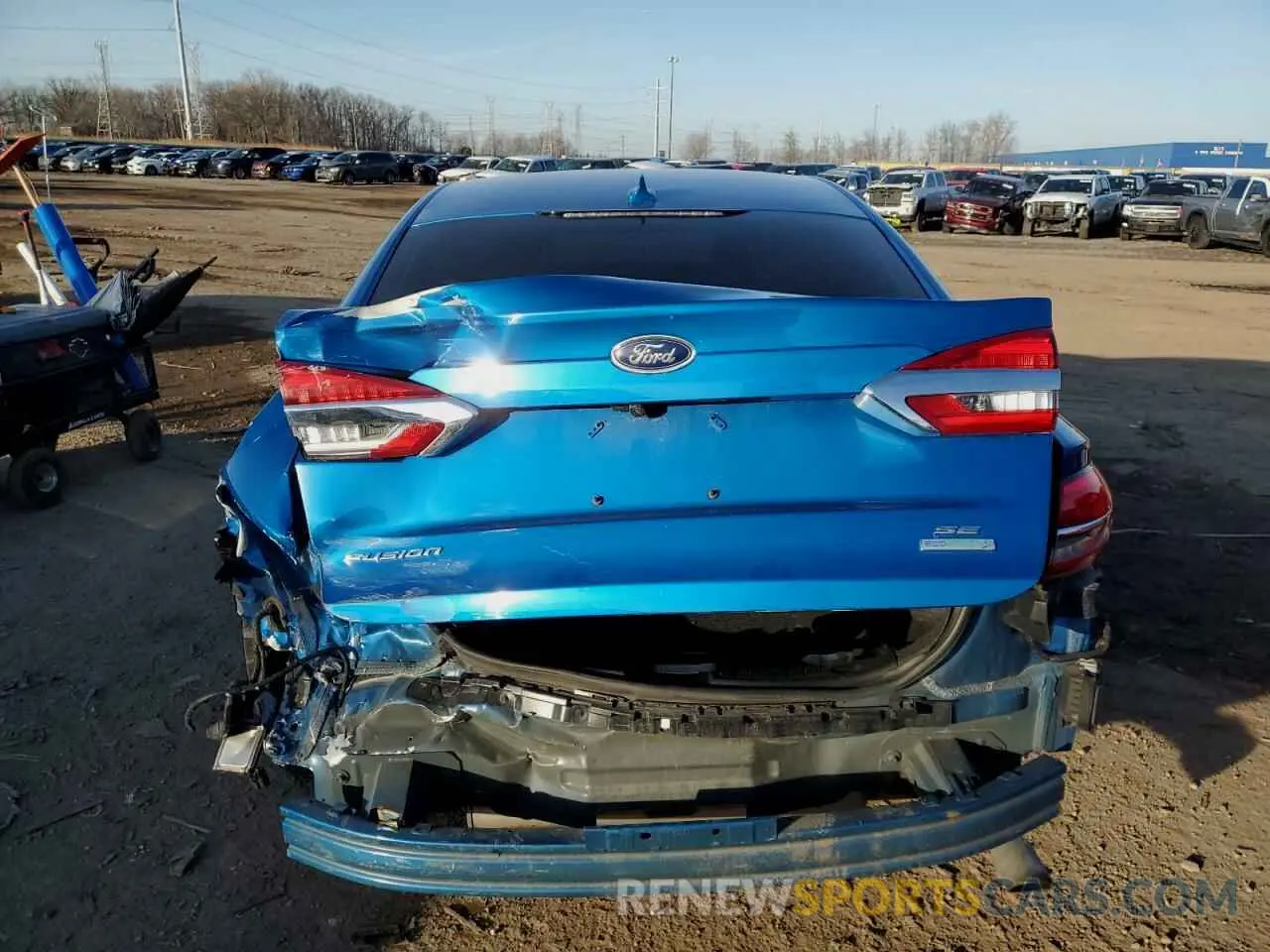 6 Photograph of a damaged car 3FA6P0HD2LR256955 FORD FUSION 2020