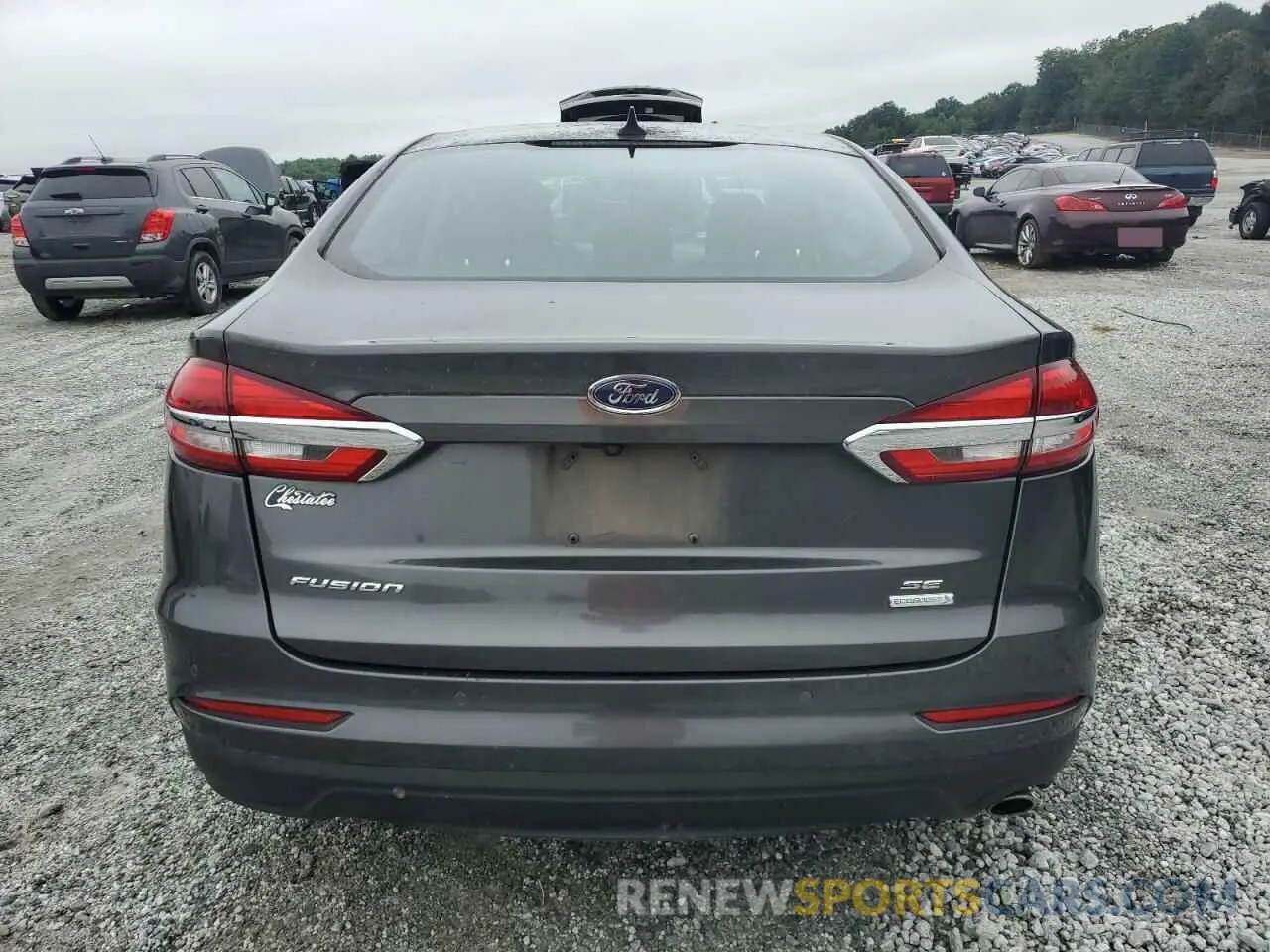 6 Photograph of a damaged car 3FA6P0HD3LR143242 FORD FUSION 2020