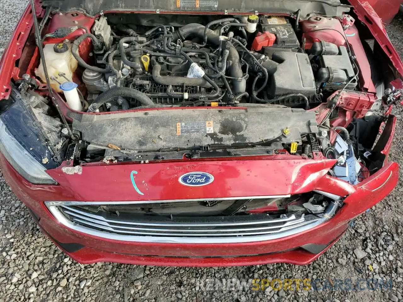 11 Photograph of a damaged car 3FA6P0HD3LR163880 FORD FUSION 2020