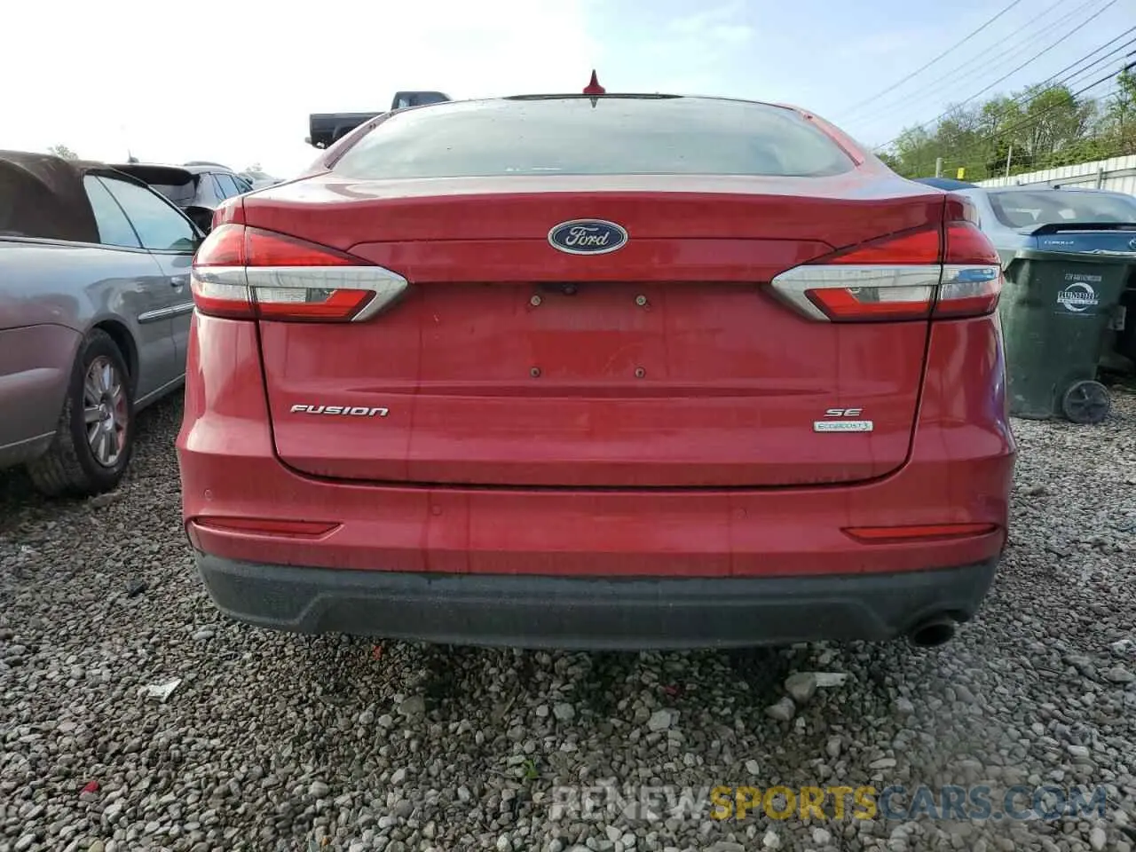 6 Photograph of a damaged car 3FA6P0HD3LR163880 FORD FUSION 2020