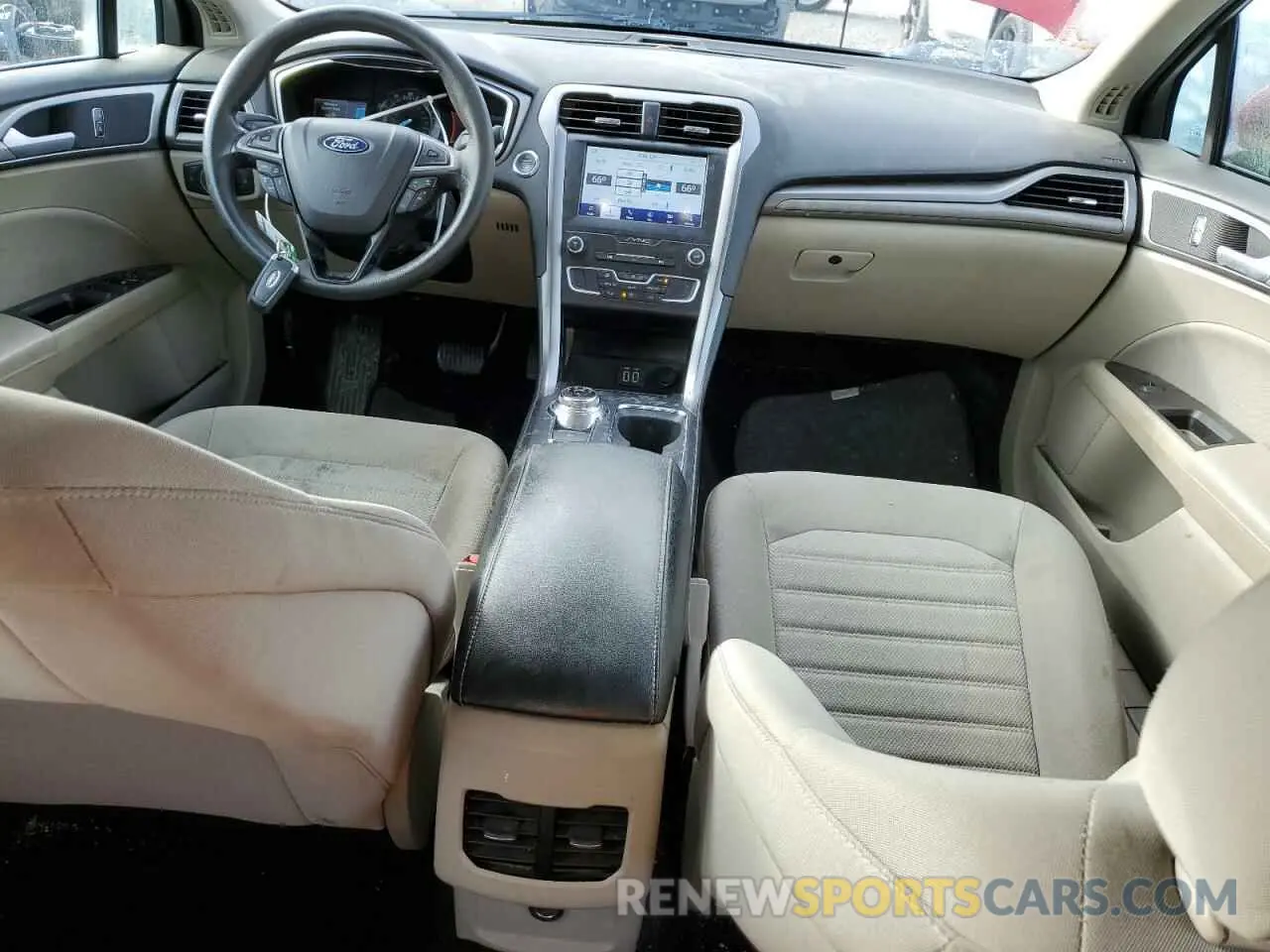 8 Photograph of a damaged car 3FA6P0HD3LR163880 FORD FUSION 2020