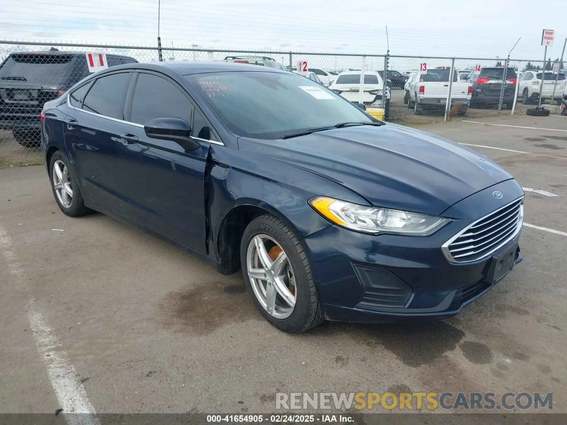 1 Photograph of a damaged car 3FA6P0HD3LR221714 FORD FUSION 2020