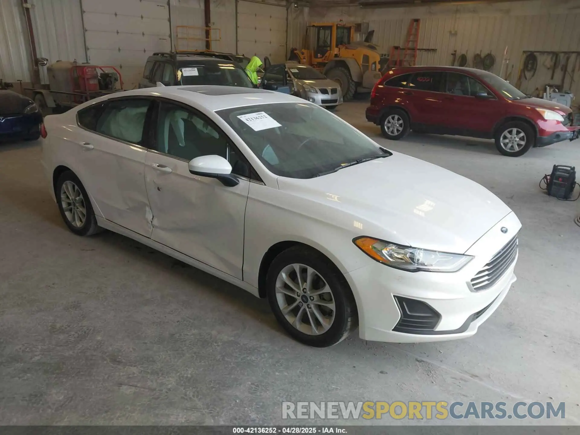 1 Photograph of a damaged car 3FA6P0HD4LR165511 FORD FUSION 2020