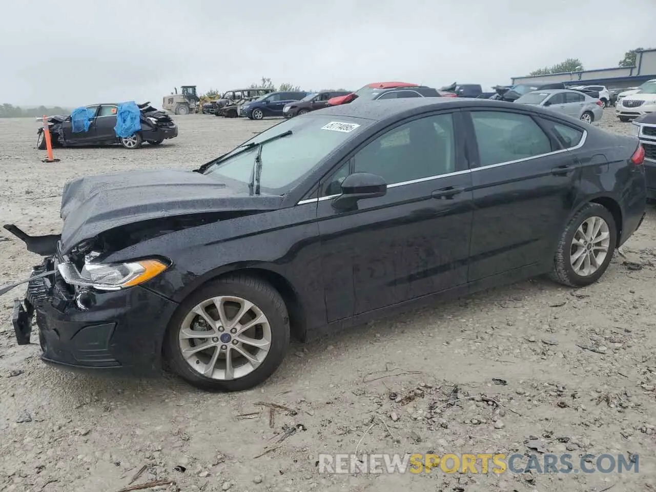 1 Photograph of a damaged car 3FA6P0HD4LR235394 FORD FUSION 2020