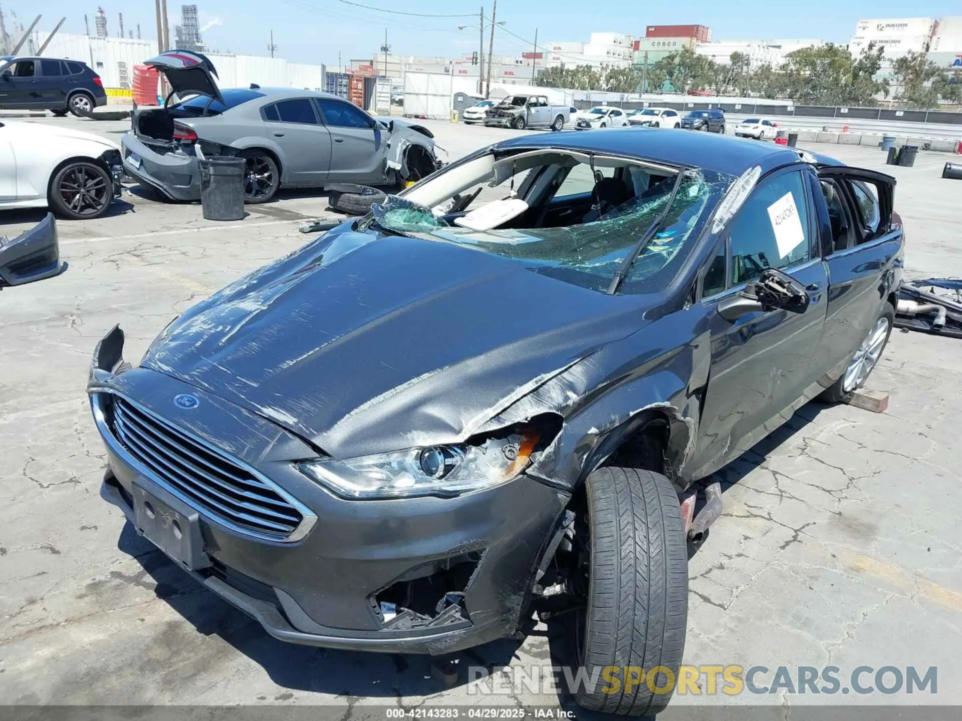 6 Фотография поврежденного автомобиля 3FA6P0HD5LR128564 FORD FUSION 2020