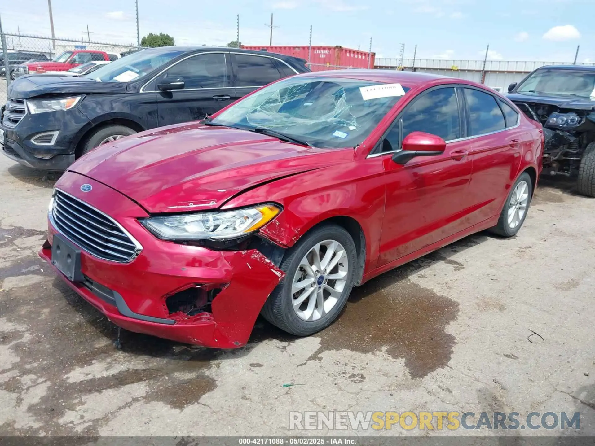 2 Фотография поврежденного автомобиля 3FA6P0HD5LR147857 FORD FUSION 2020