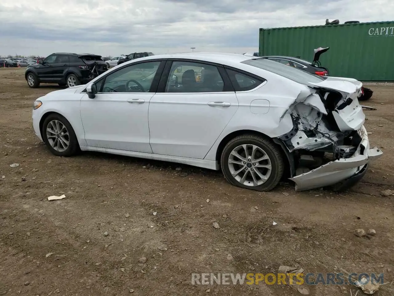 2 Фотография поврежденного автомобиля 3FA6P0HD5LR255590 FORD FUSION 2020