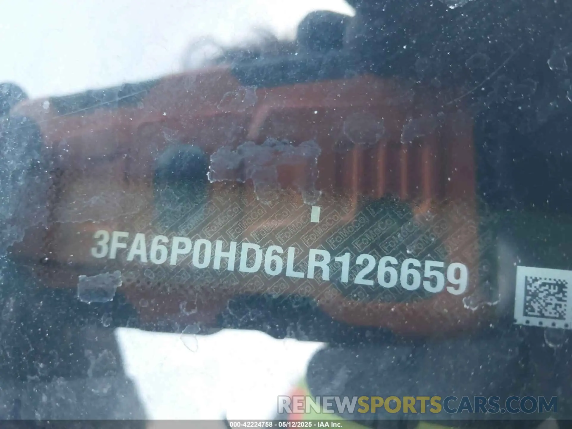 9 Photograph of a damaged car 3FA6P0HD6LR126659 FORD FUSION 2020