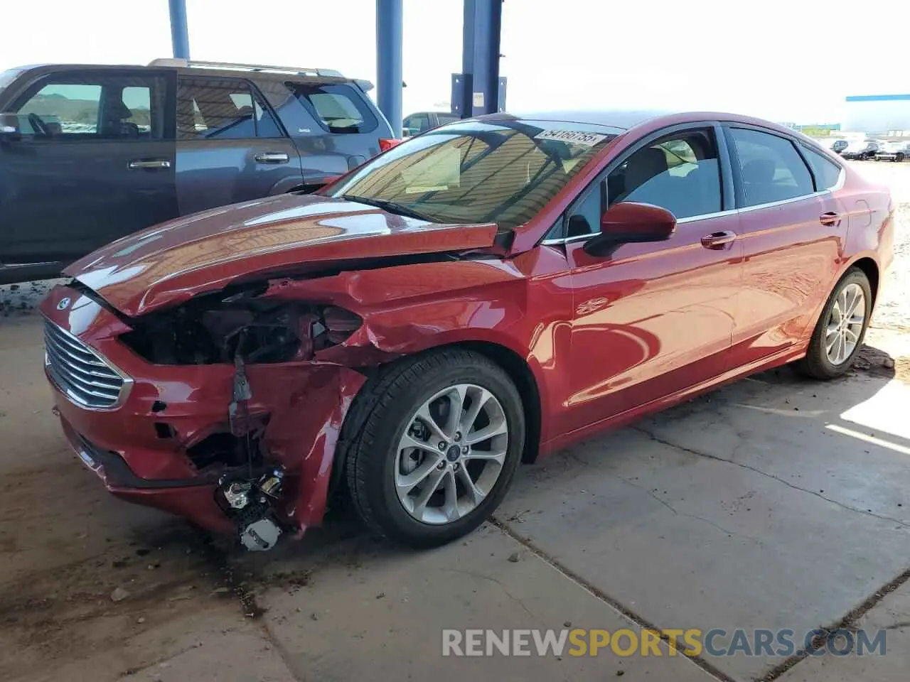1 Photograph of a damaged car 3FA6P0HD6LR171536 FORD FUSION 2020
