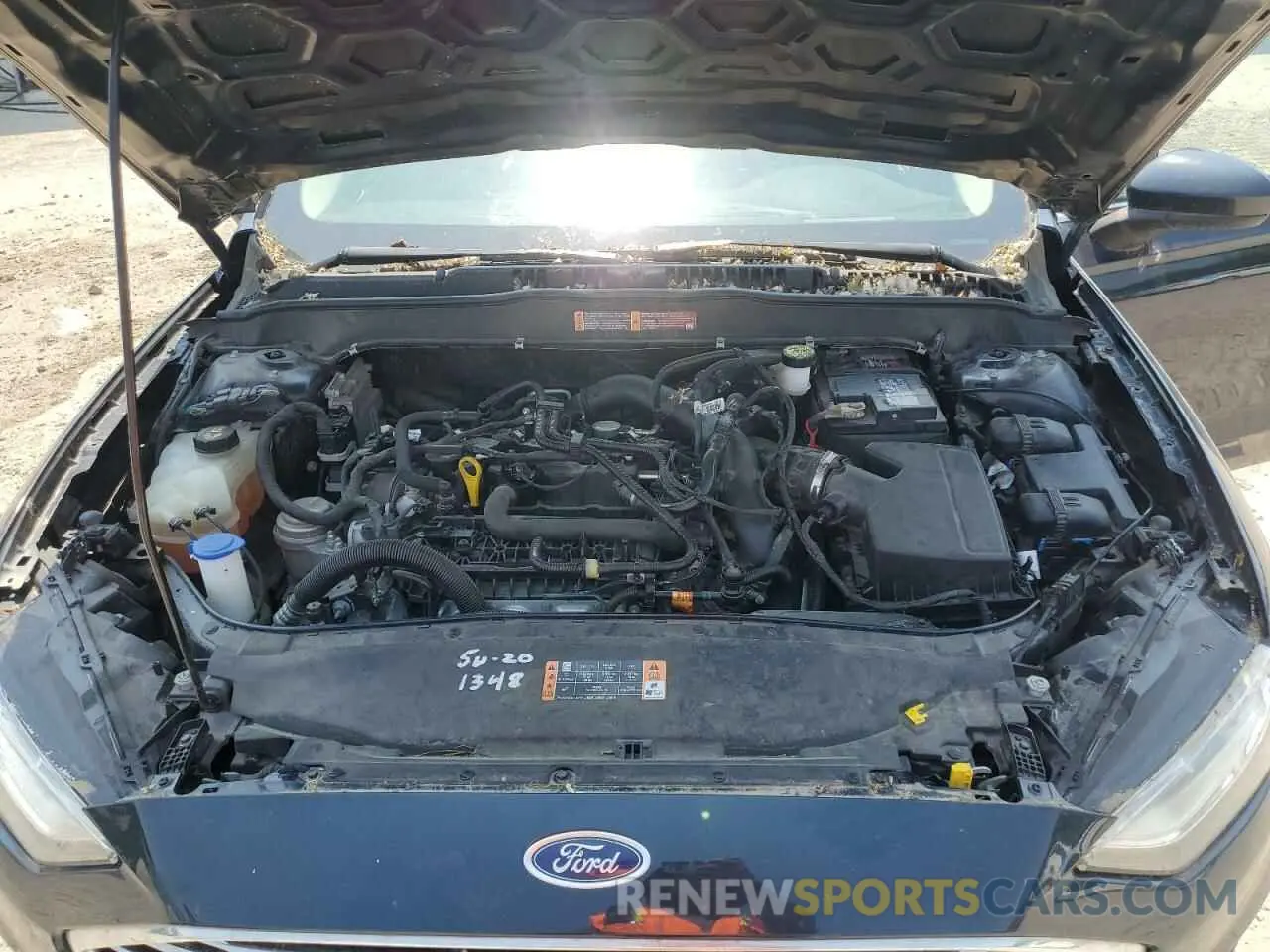 11 Photograph of a damaged car 3FA6P0HD6LR228317 FORD FUSION 2020