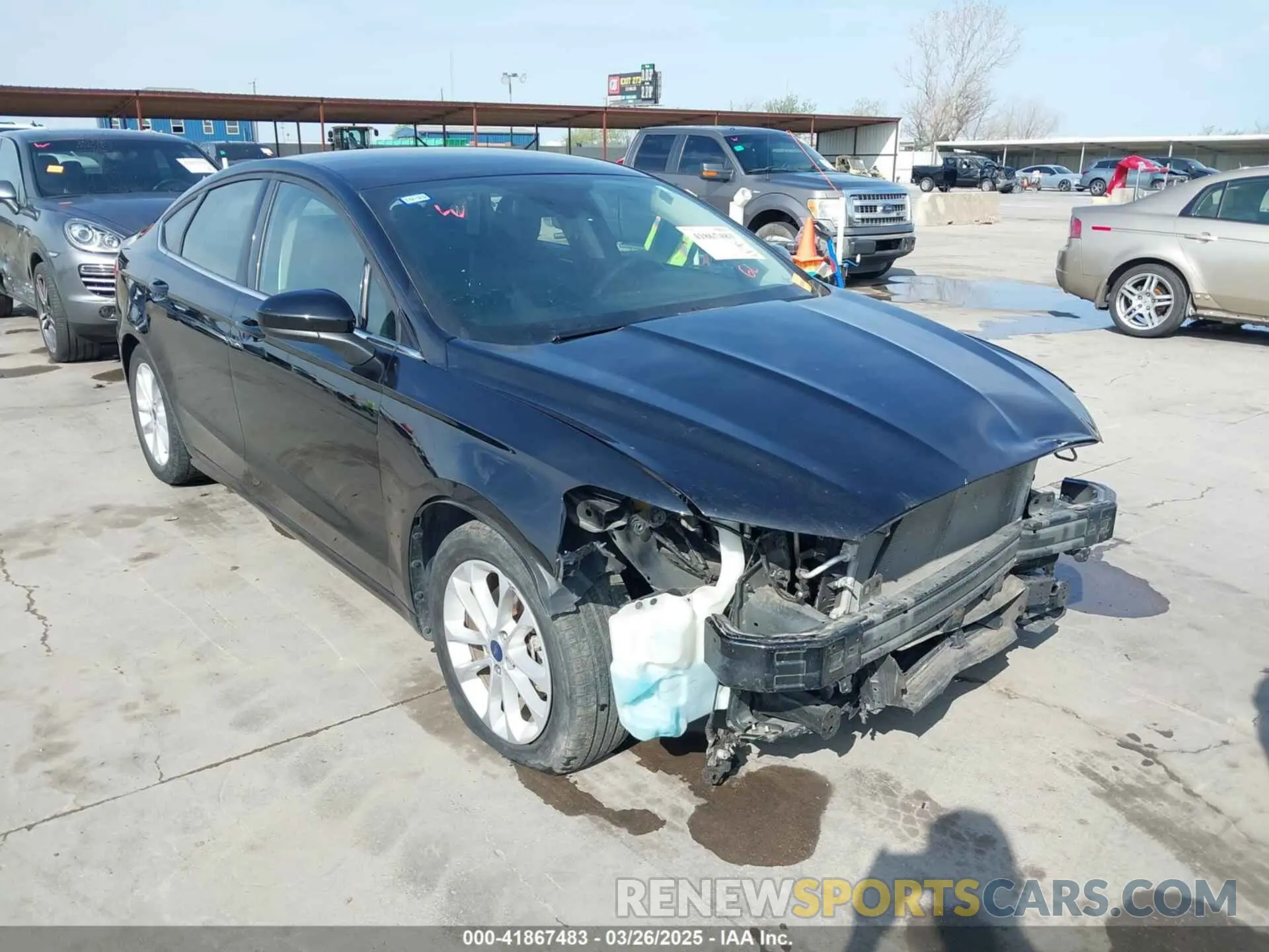 1 Фотография поврежденного автомобиля 3FA6P0HD7LR124306 FORD FUSION 2020