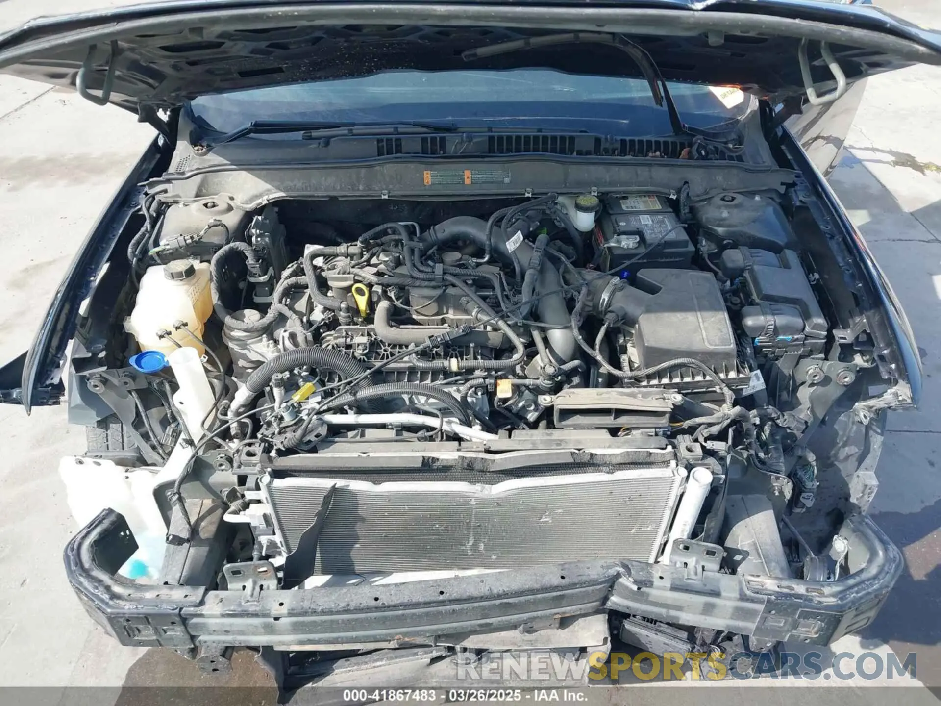 10 Фотография поврежденного автомобиля 3FA6P0HD7LR124306 FORD FUSION 2020