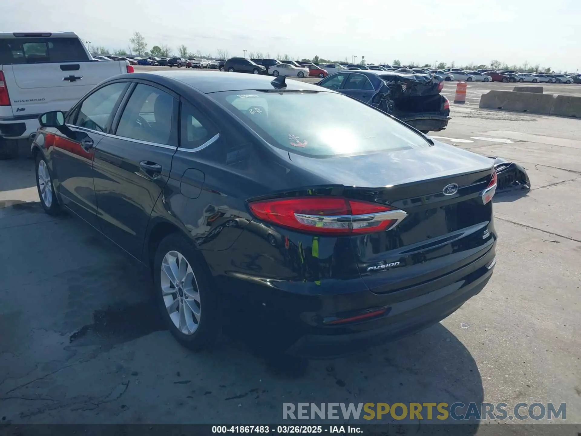 3 Фотография поврежденного автомобиля 3FA6P0HD7LR124306 FORD FUSION 2020