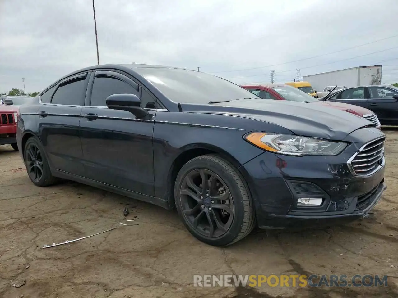 4 Фотография поврежденного автомобиля 3FA6P0HD7LR219884 FORD FUSION 2020